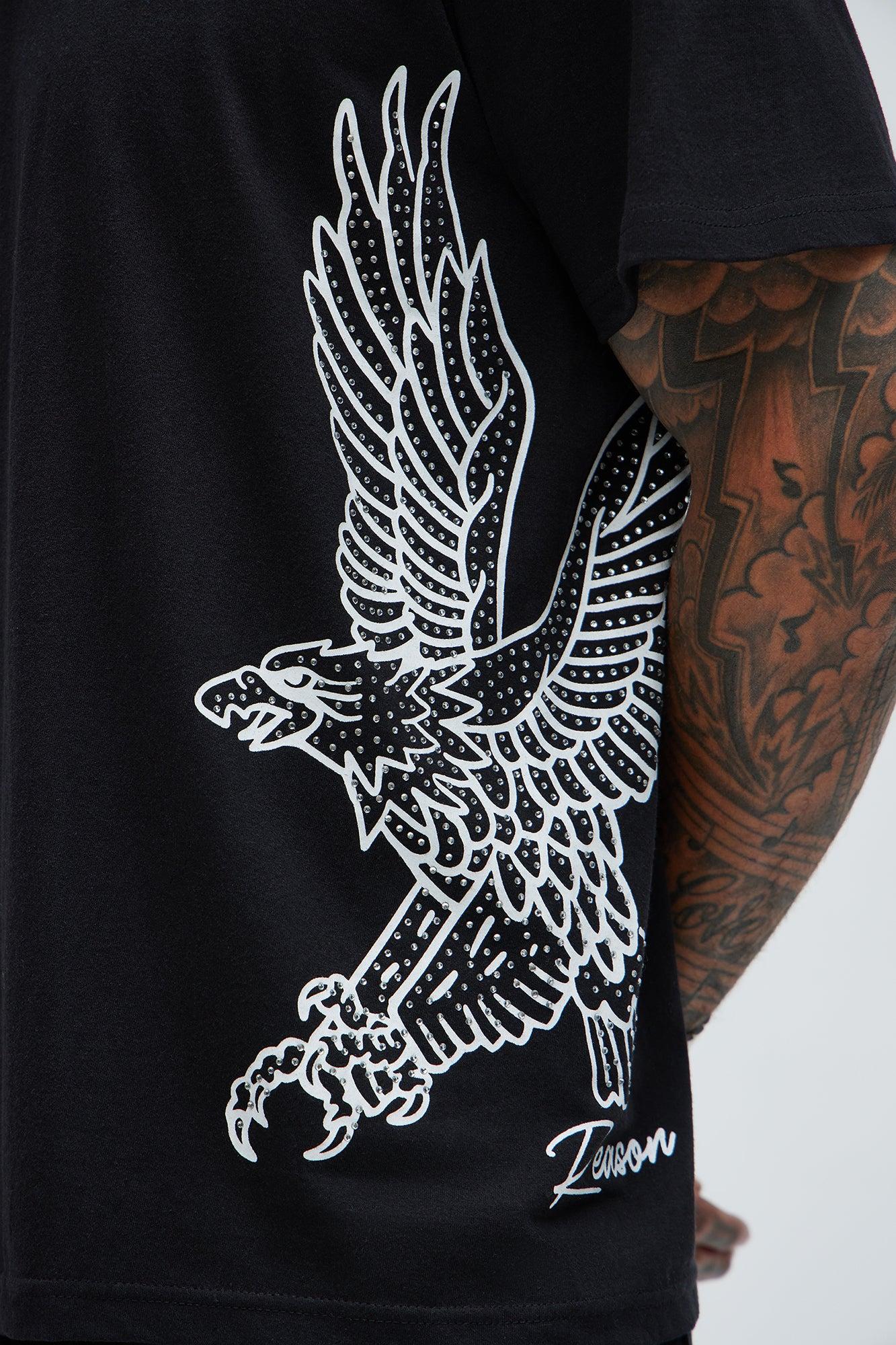 Fly Higher Shine Brighter Short Sleeve Tee - Black Product Image