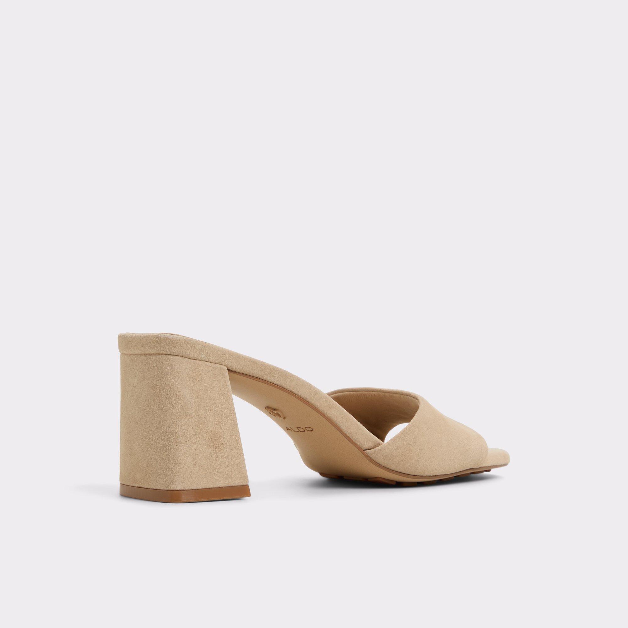 Tisha Beige Women's Heeled mules | ALDO US Product Image
