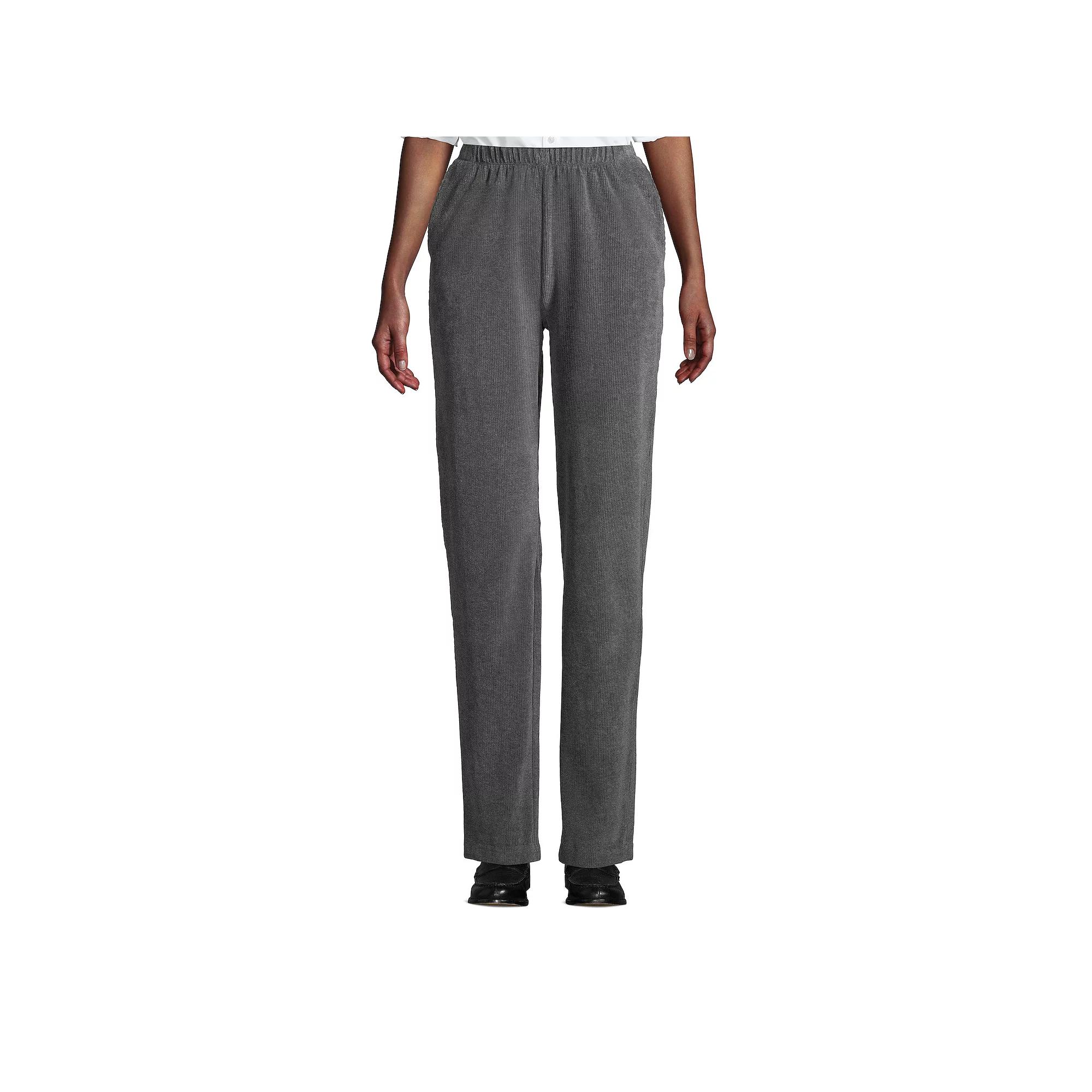 Women's Lands' End Sport High Rise Corduroy Pull-On Pants,  Product Image