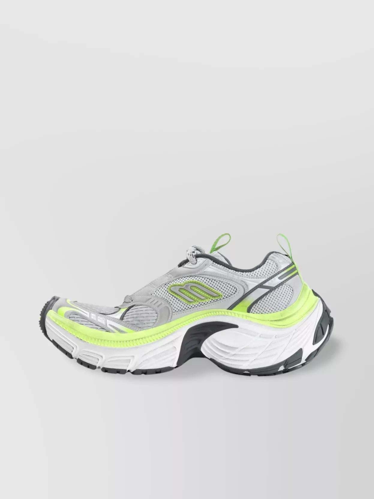 BALENCIAGA Multicolor Mesh And Rubber 6xl Sneakers In Multicolour Product Image