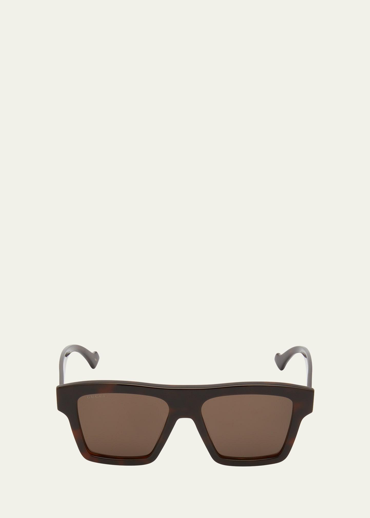 Mens Square Acetate Sunglasses Product Image