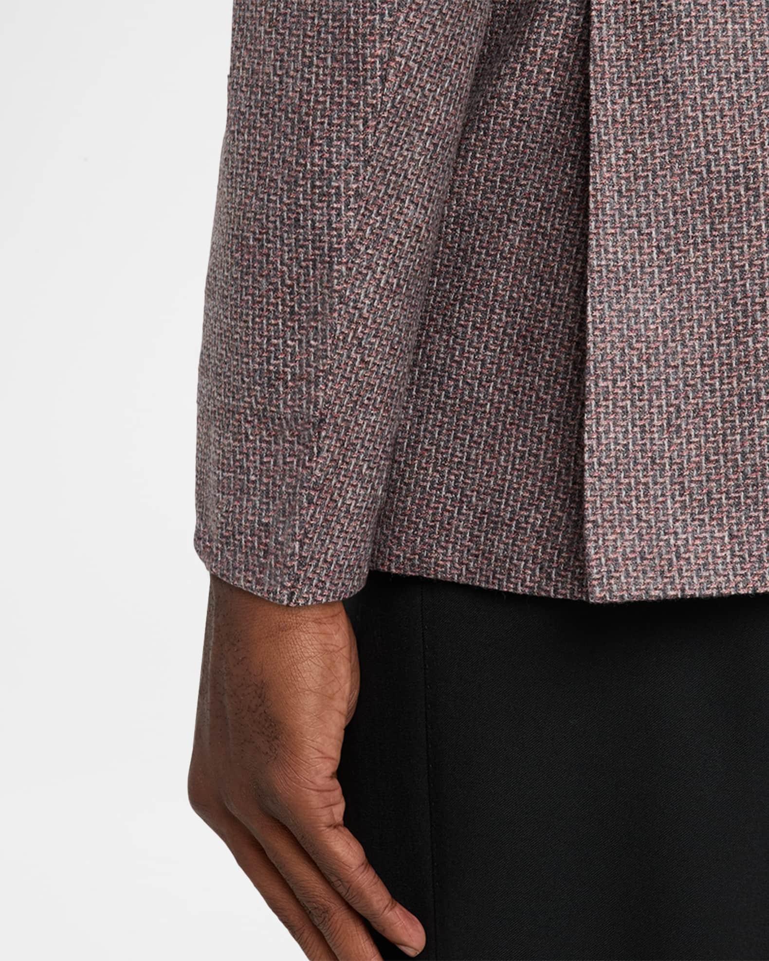 Men's Stepweave Wool Notch Lapel Sport Coat Product Image