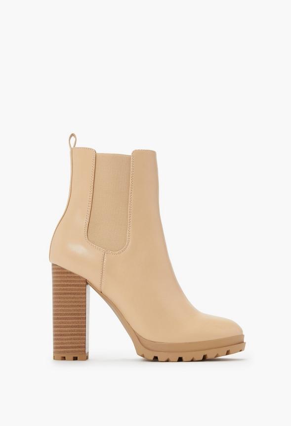 JustFab Margaux Platform Loafer Pump Womens Black/ White Size 8.5 Product Image