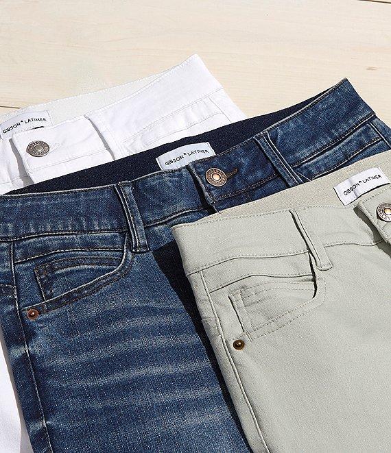 Gibson & Latimer Perfect Fit Crop Skinny Stretch Denim Jeans Product Image