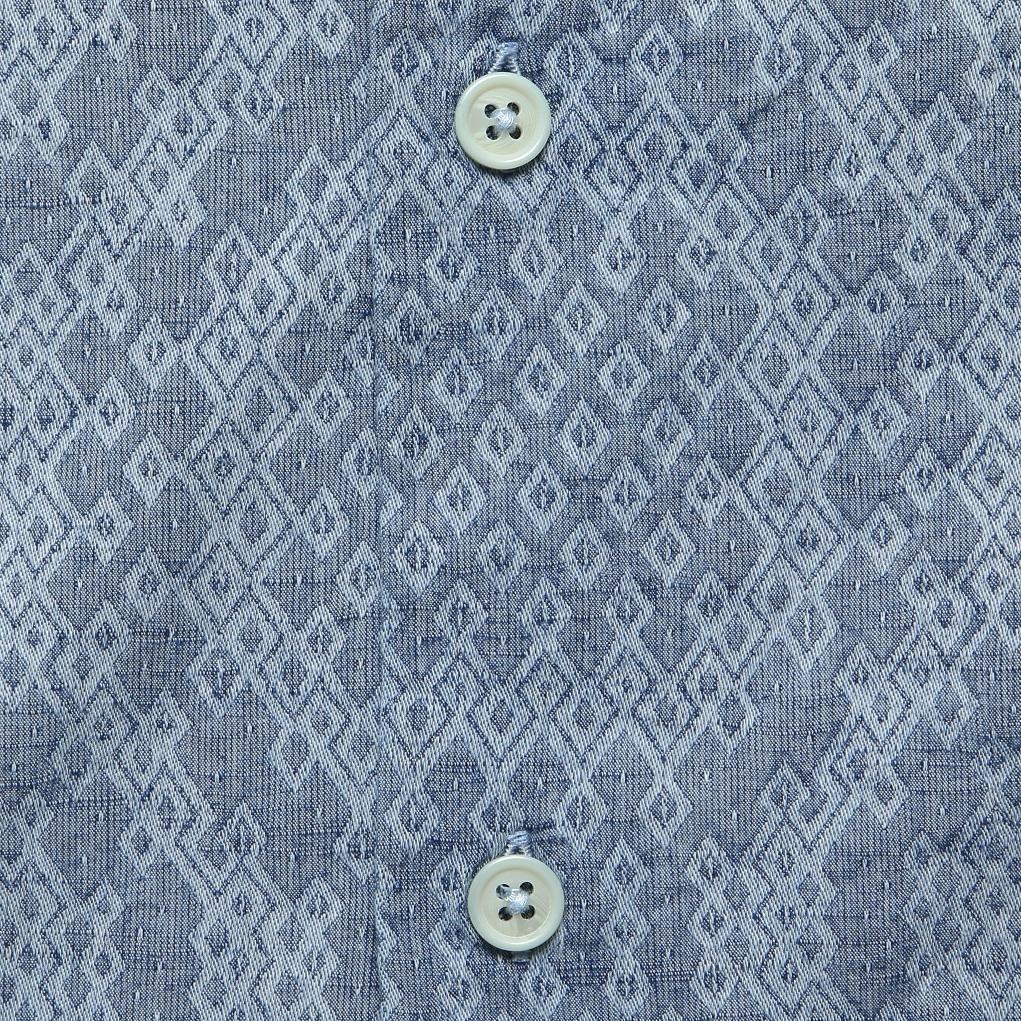 Diamond Jacquard Camp Shirt - Multi Product Image