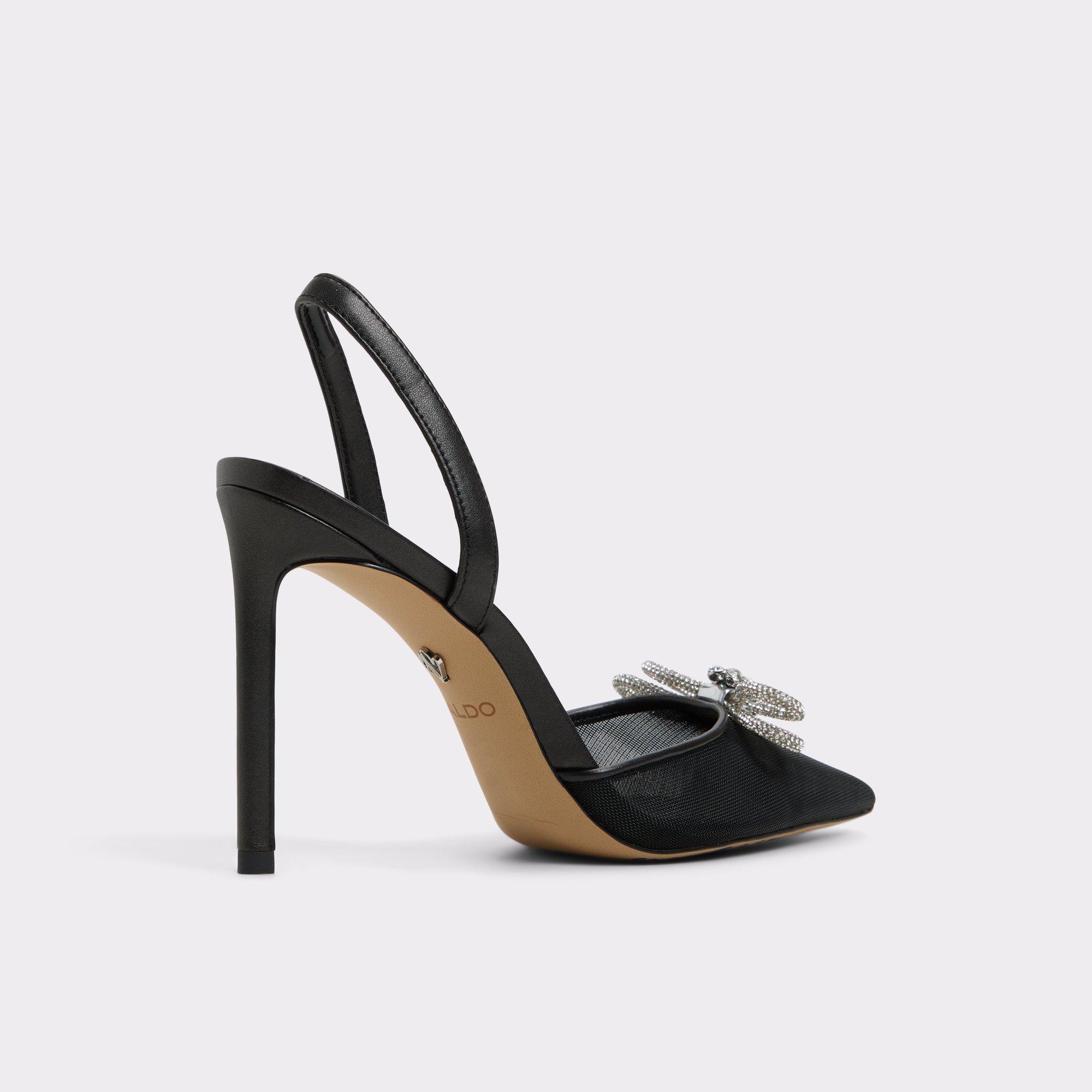 ALDO Addie - Women's Slingback Collection - Black, Size 10 Product Image