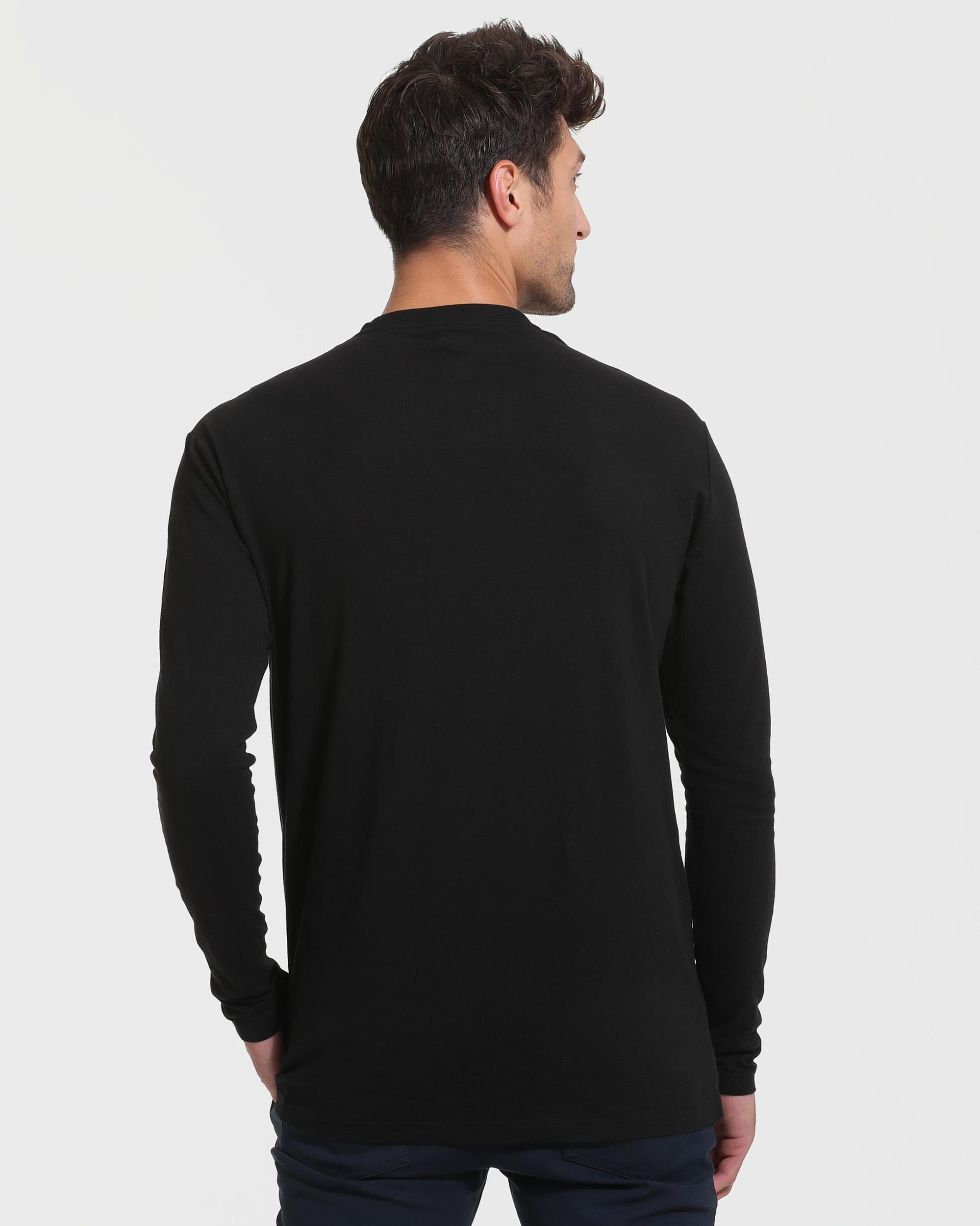 Black Tall Long Sleeve T-Shirt Product Image