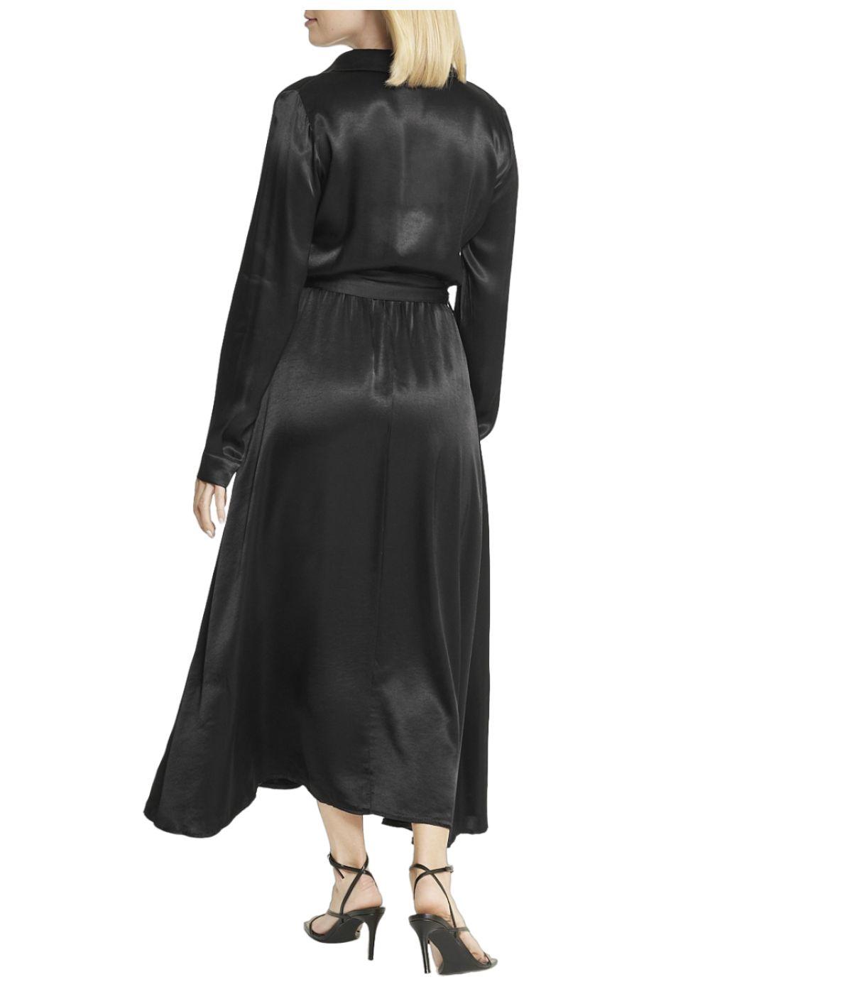 Satin Shirt Dress Product Image