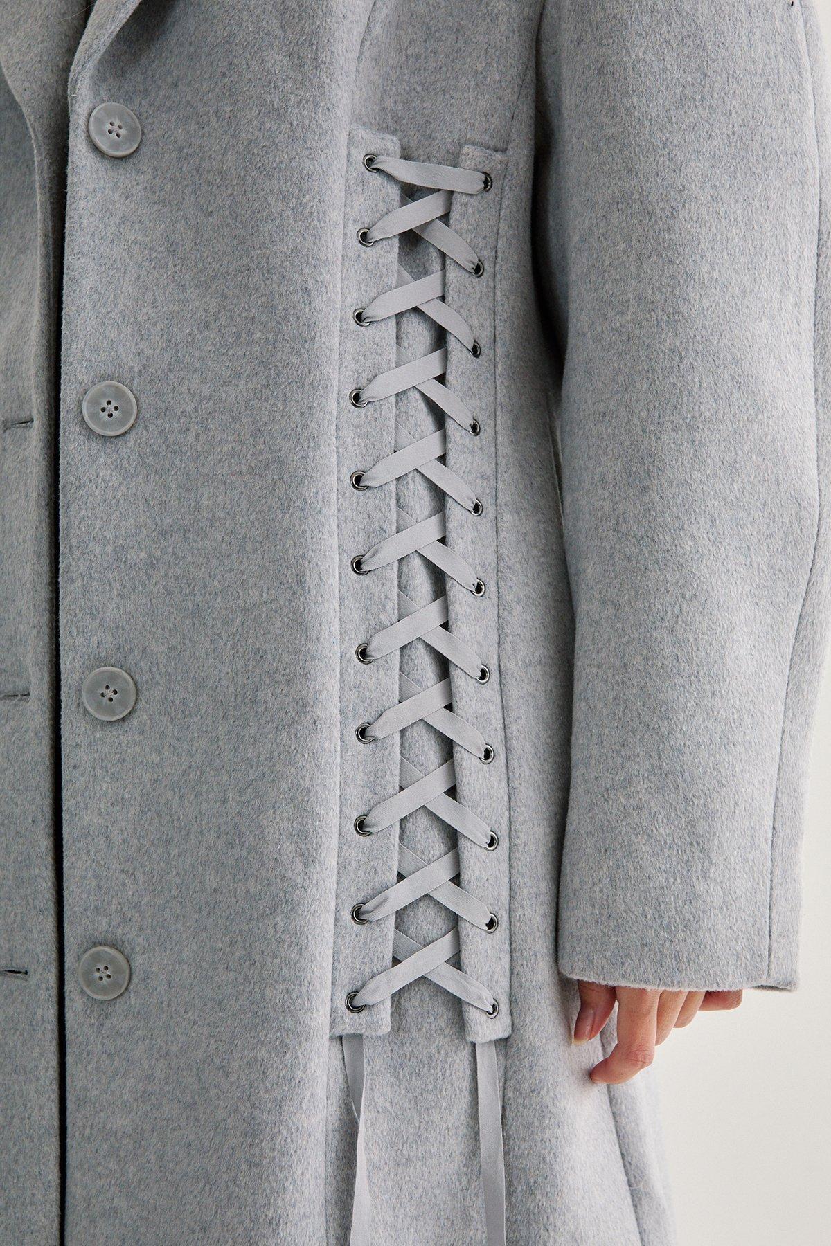 Premium Corseted Detail Coat  Product Image