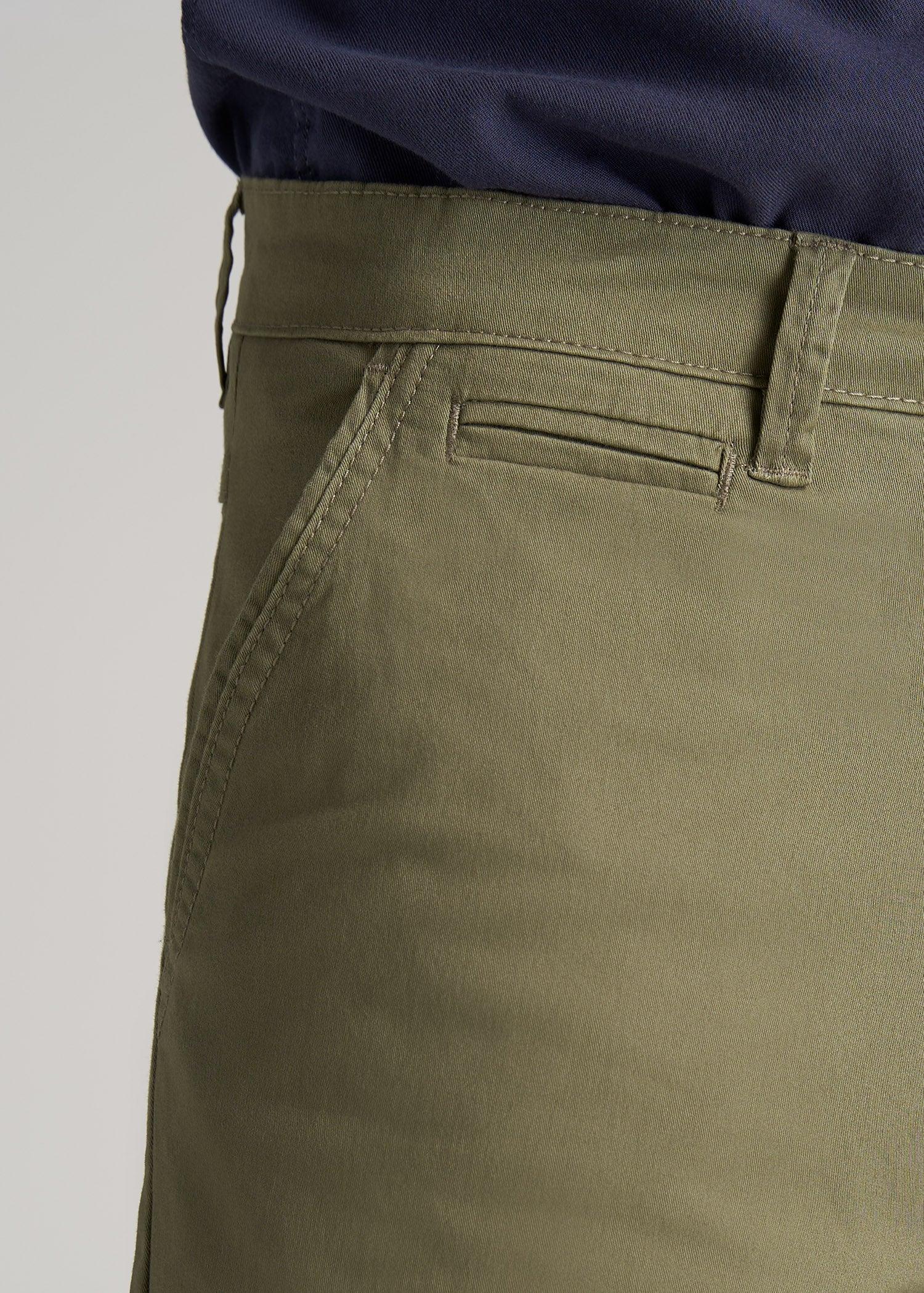 Carman TAPERED Chinos for Tall Men in Black Male Product Image
