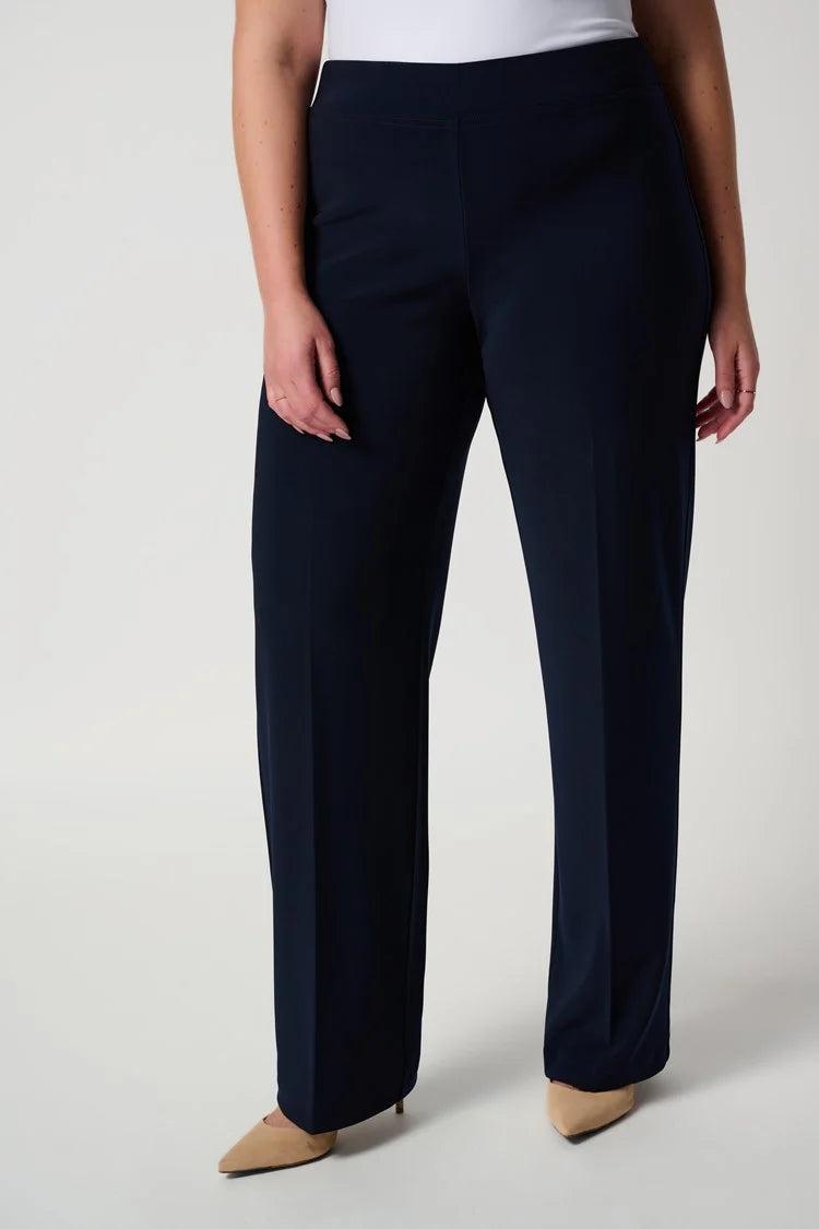 Classic Wide Leg Pant - Midnight Blue Product Image