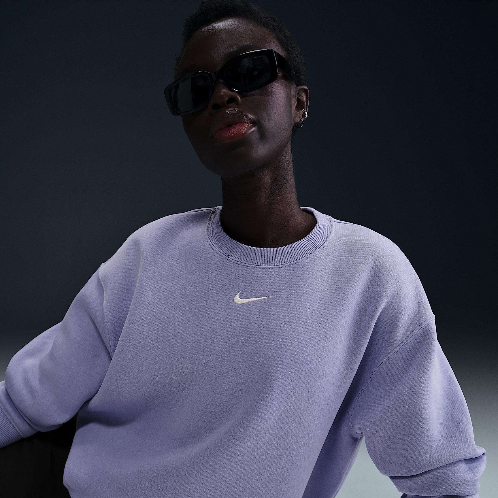 Women's Nike Sportswear Phoenix Fleece Oversized Crew-Neck Sweatshirt Product Image