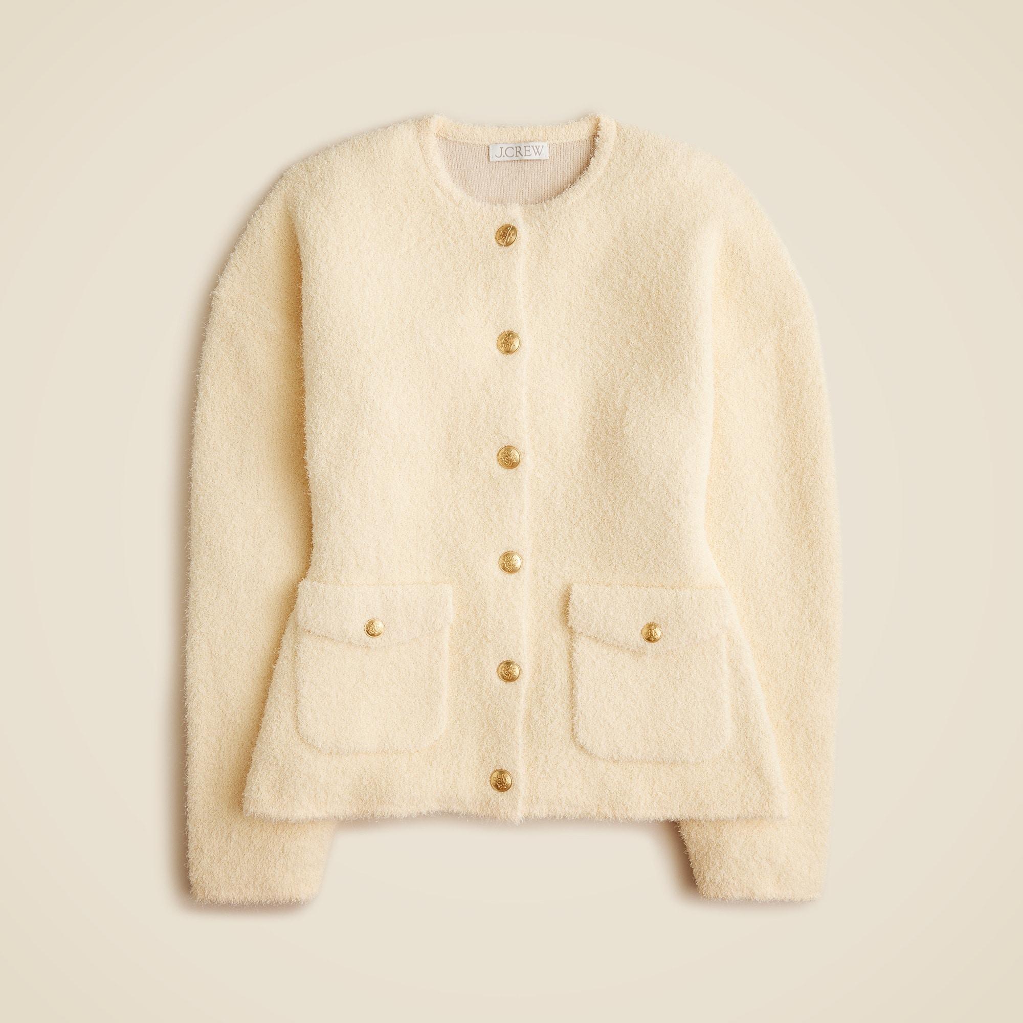 Cinched-waist sweater-jacket Product Image