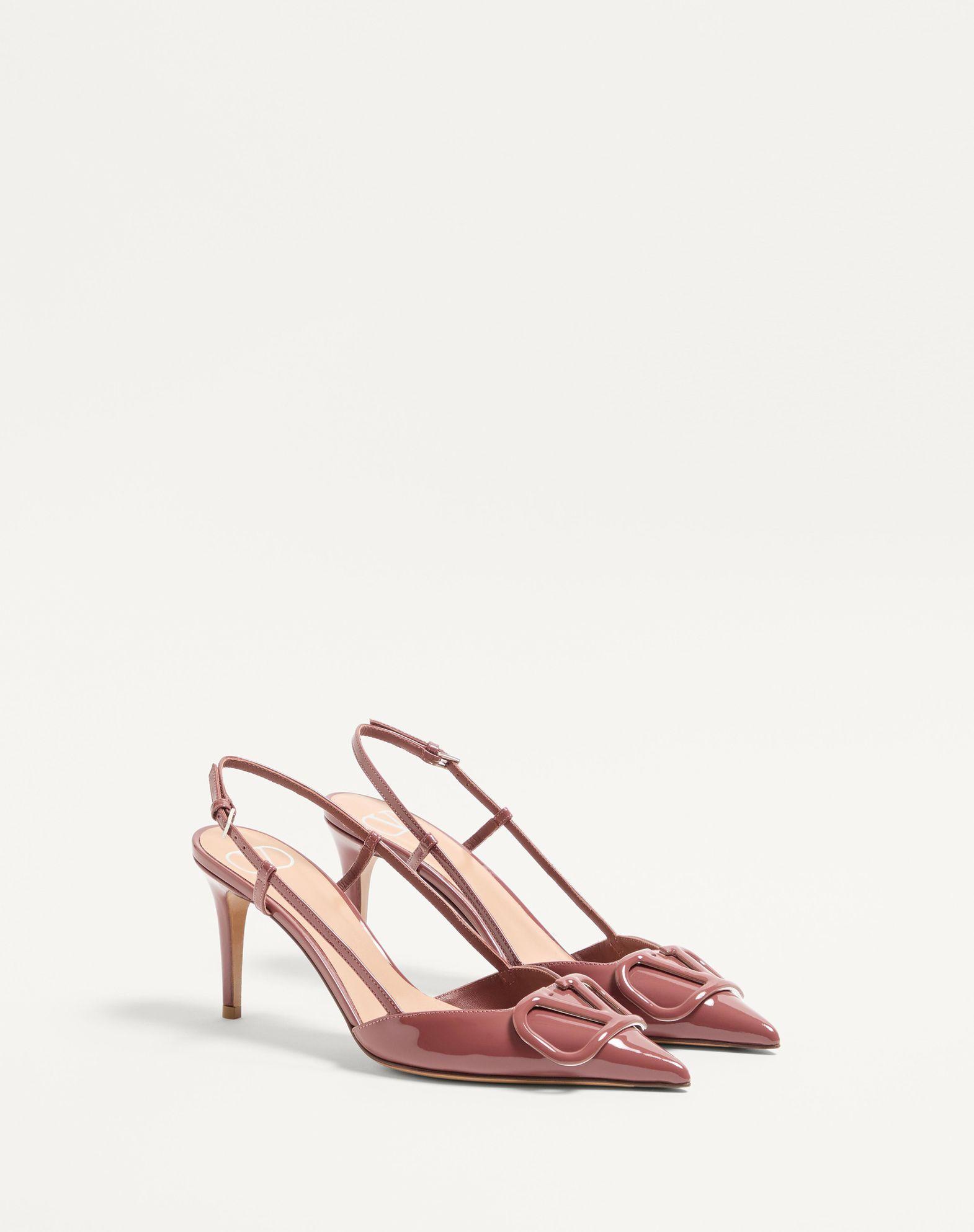 Vlogo Signature Patent Leather Slingback Pump 80Mm / 3.15 In. Product Image