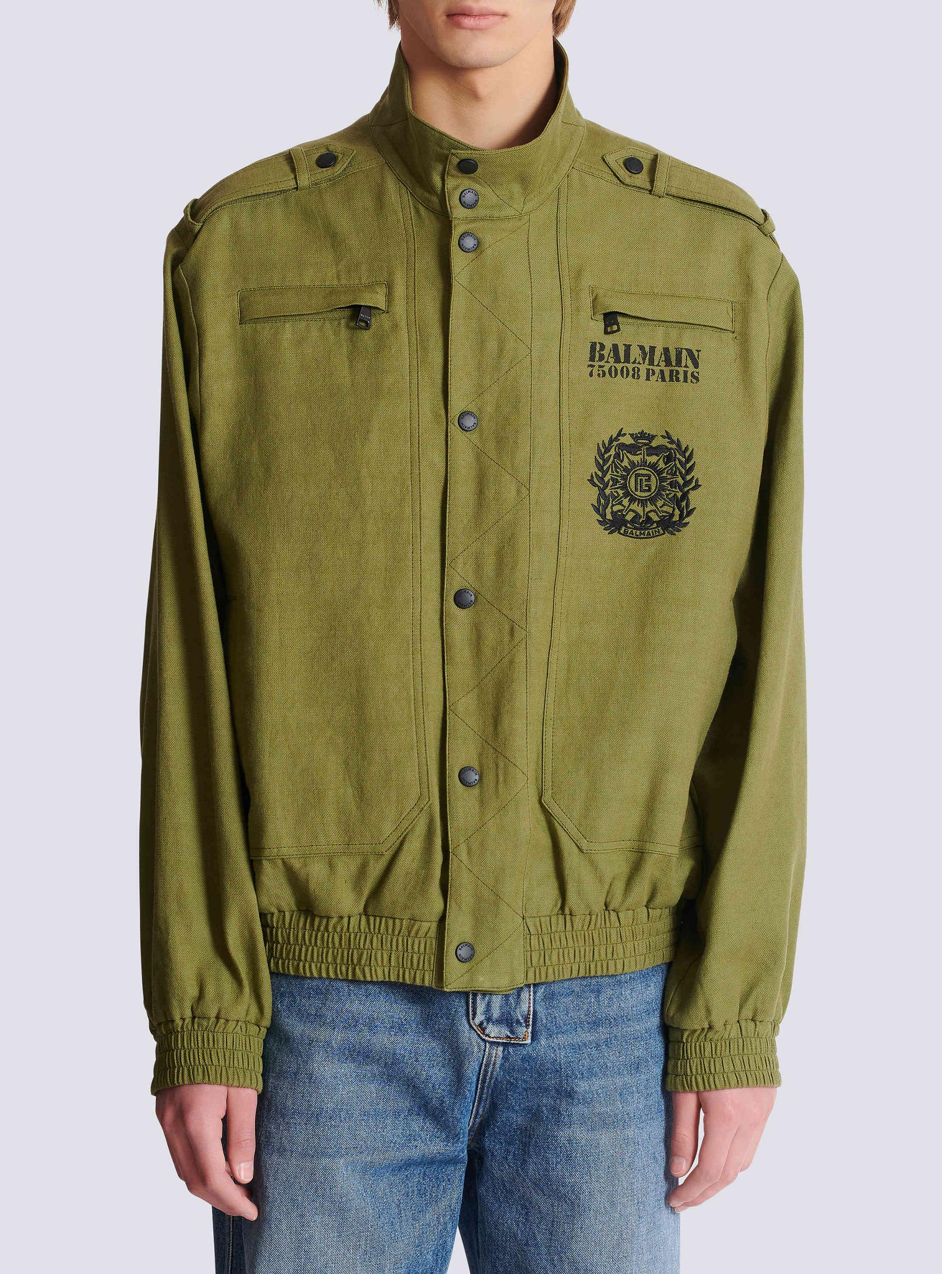 Cotton aviator-style jacket  Product Image