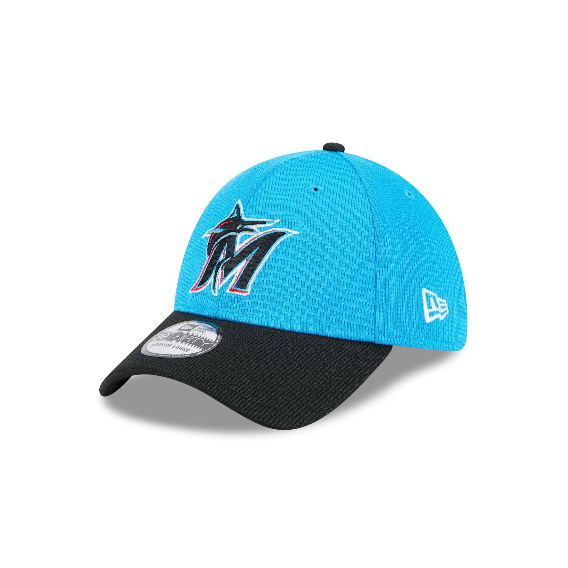 Miami Marlins 2025 Spring Training 39THIRTY Stretch Fit Hat Male Product Image