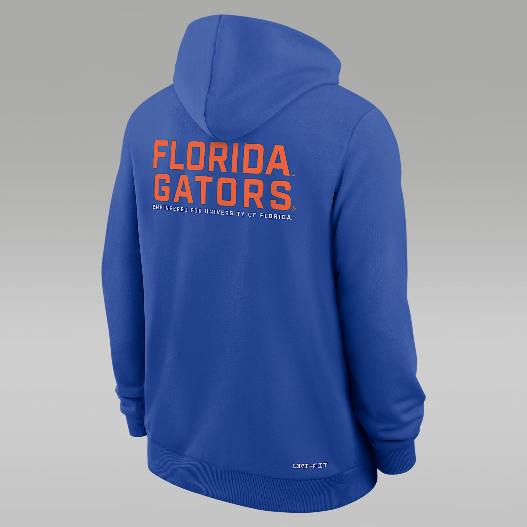 Men's Florida Sideline Jordan Brand Dri-FIT College Full-Zip Hoodie Product Image