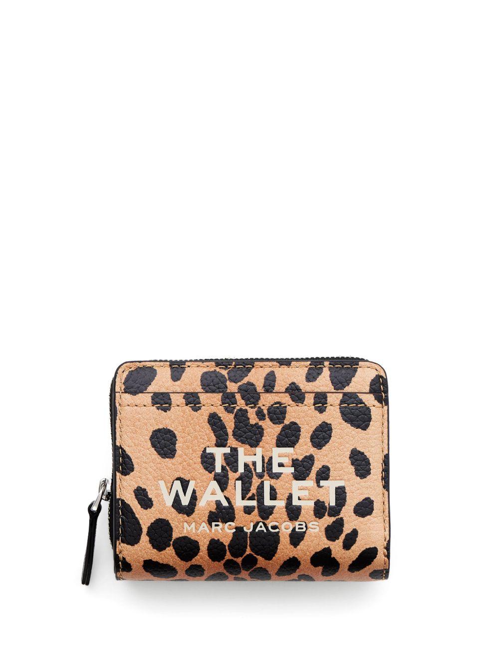 The Cheetah Leather Mini compact wallet Product Image