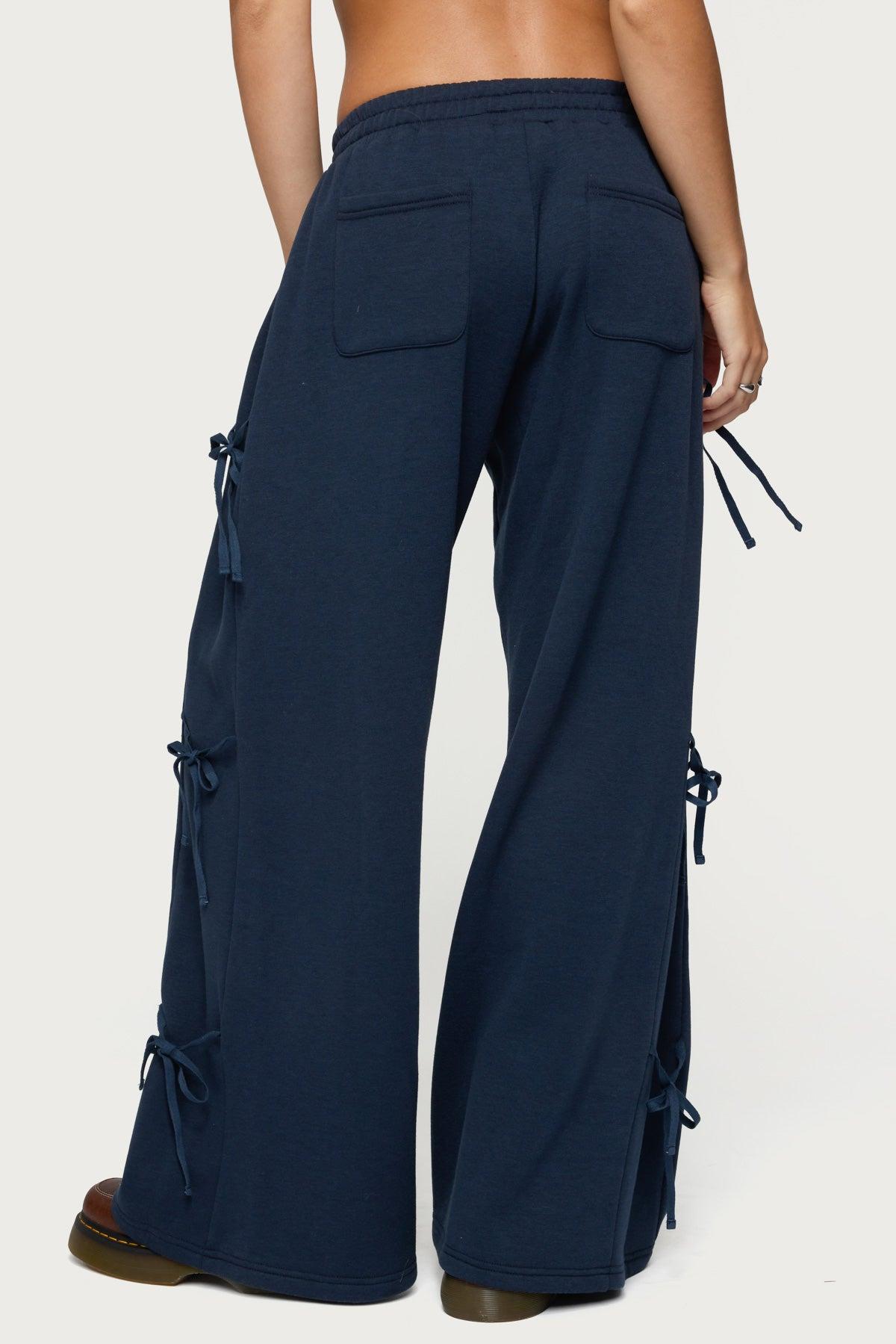 Claudette Baggy Ribbon Sweatpants Product Image