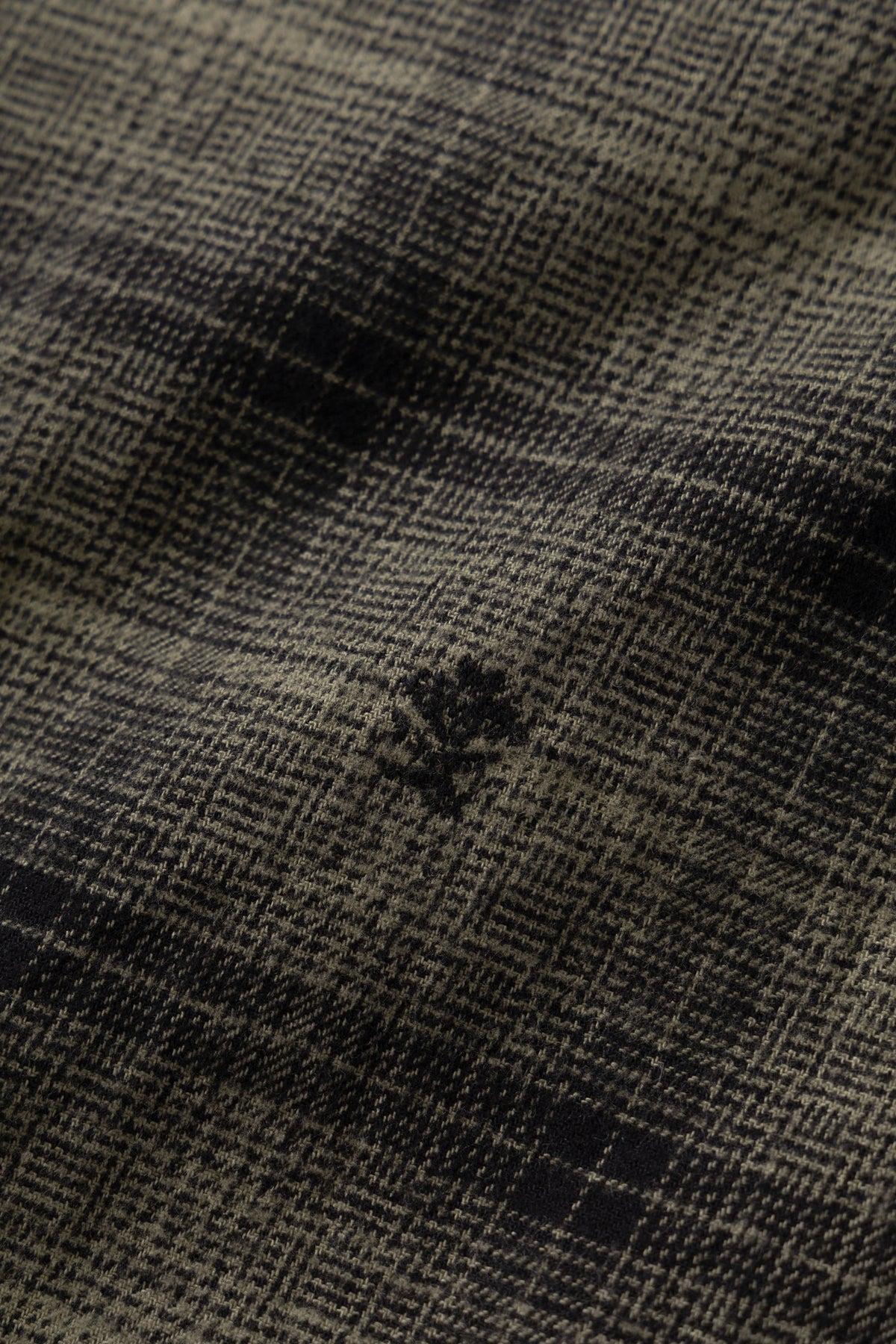 Thistle Plaid Padded Work Vest - Olive Product Image