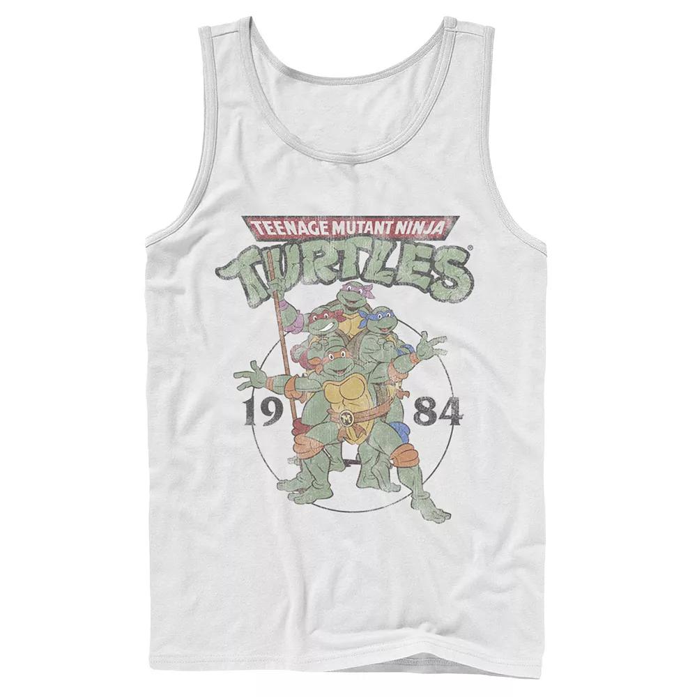 Men's Nickelodeon nage Mutant Ninja Turtles Classic Circle 1984 Tank Top,  Product Image