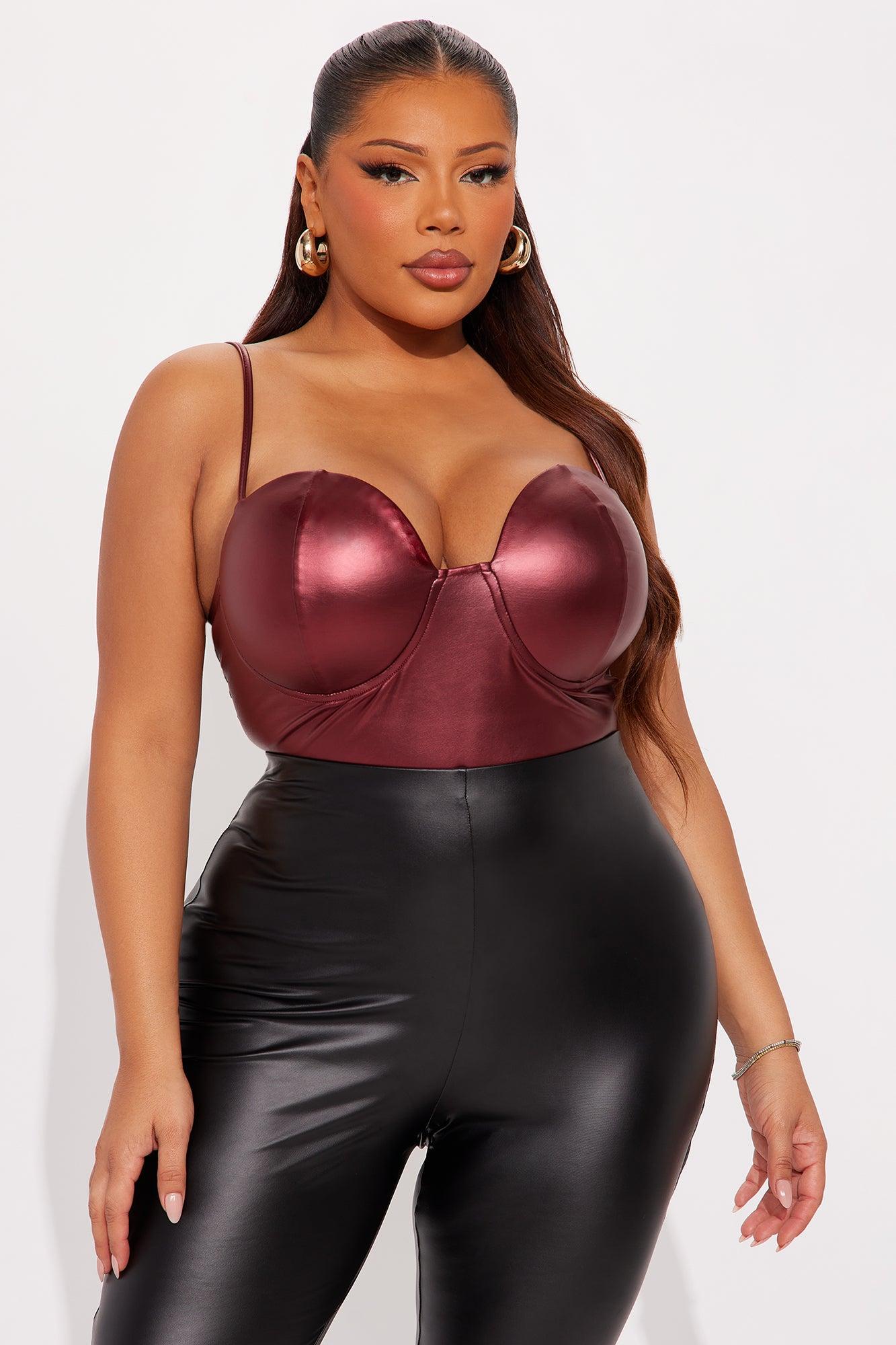 My Revolution Bodysuit - Burgundy Female Product Image