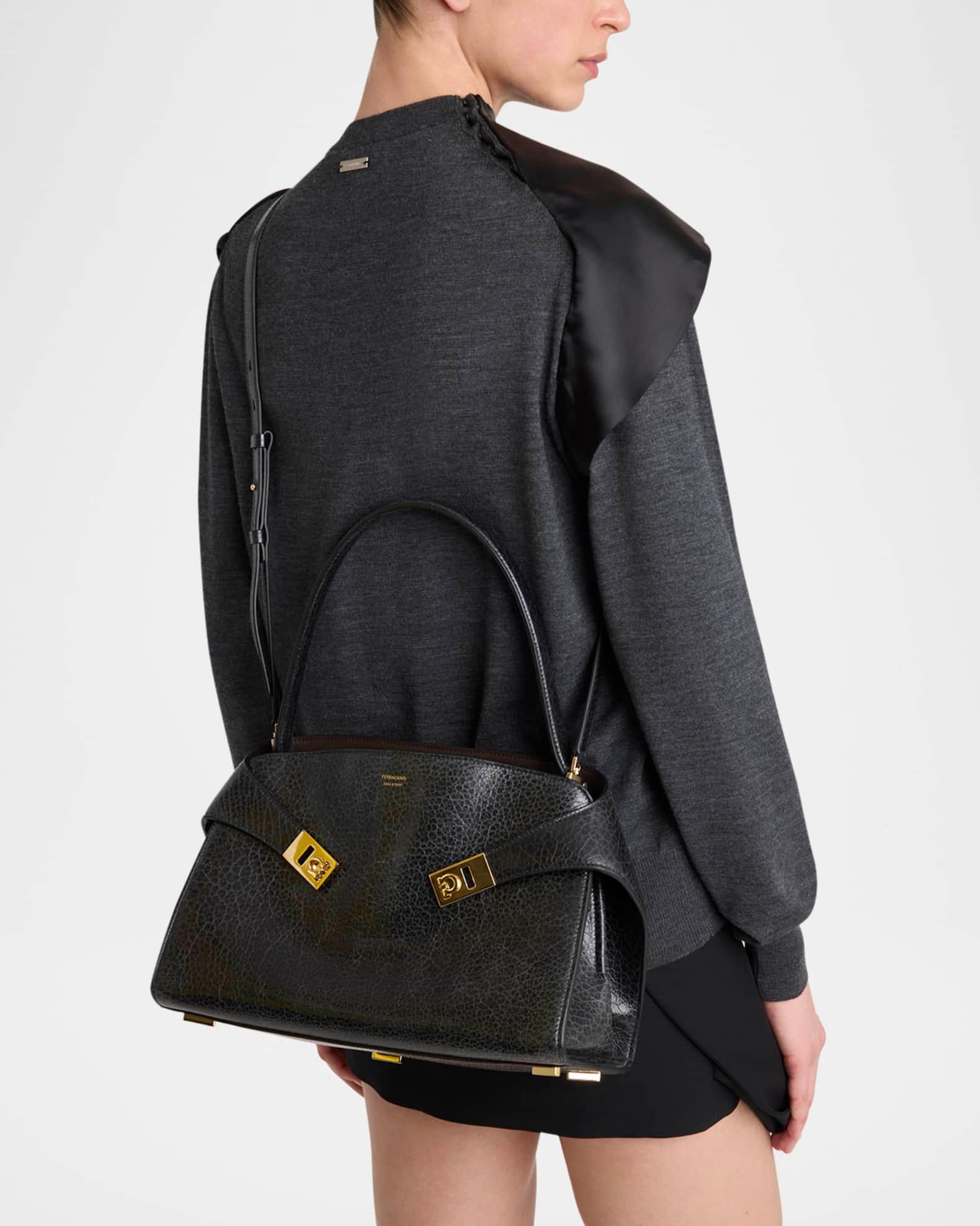 Hug Grain Leather Shoulder Bag Product Image