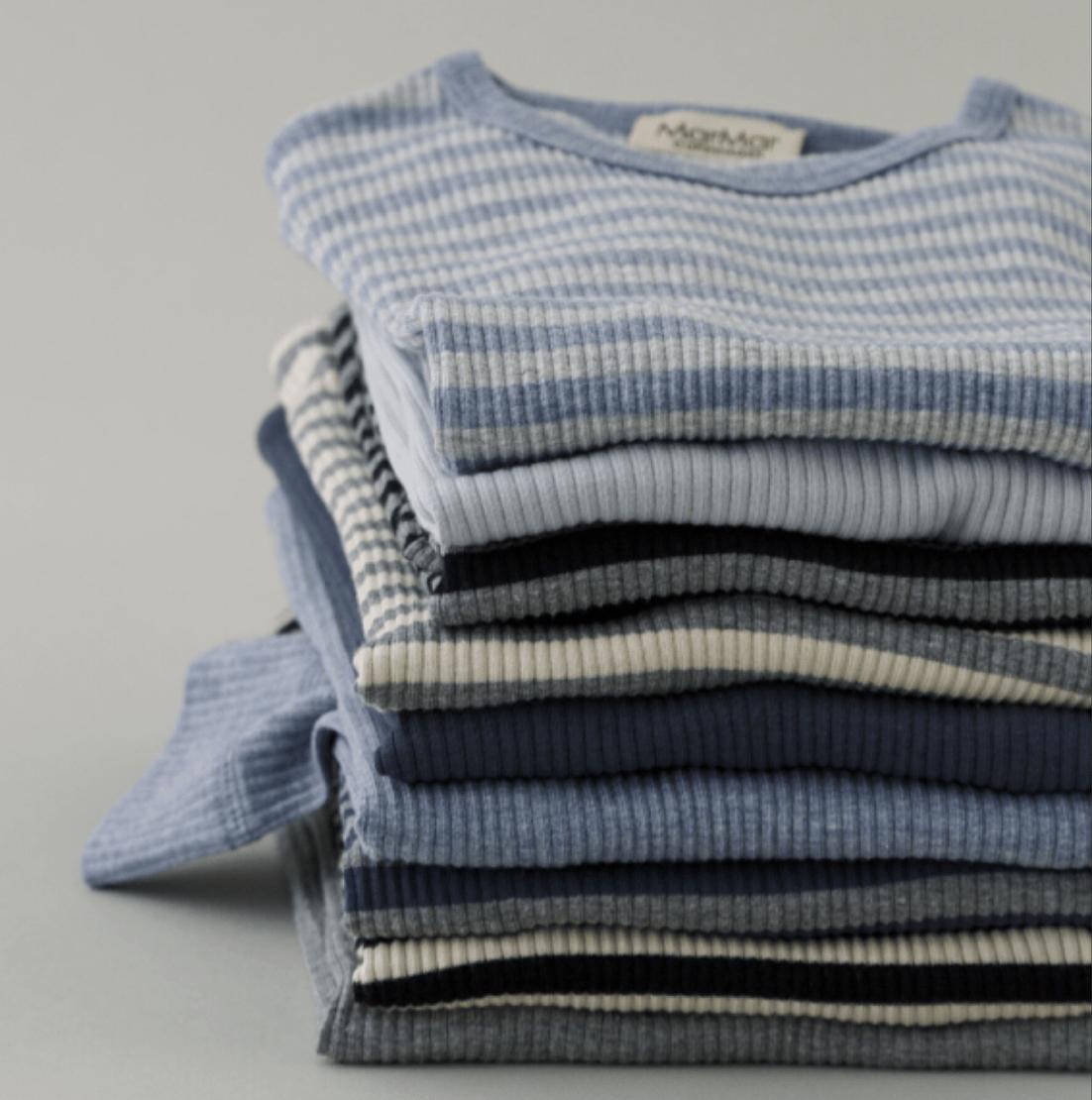 MarMar Striped Ribbed Long Sleeve Shirt Product Image