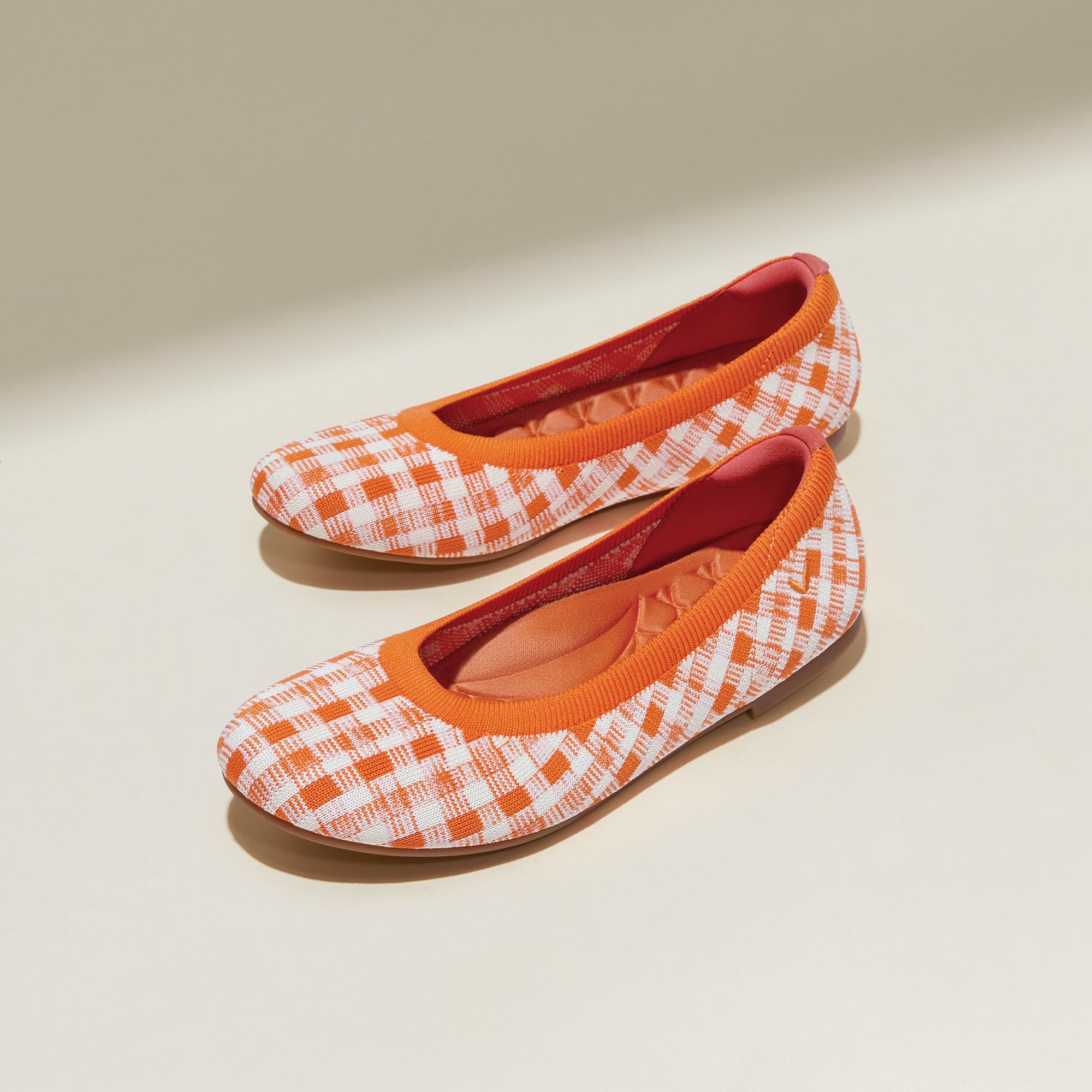 Water-Repellent Round-Toe Walking Flats (Claire Walker) Product Image