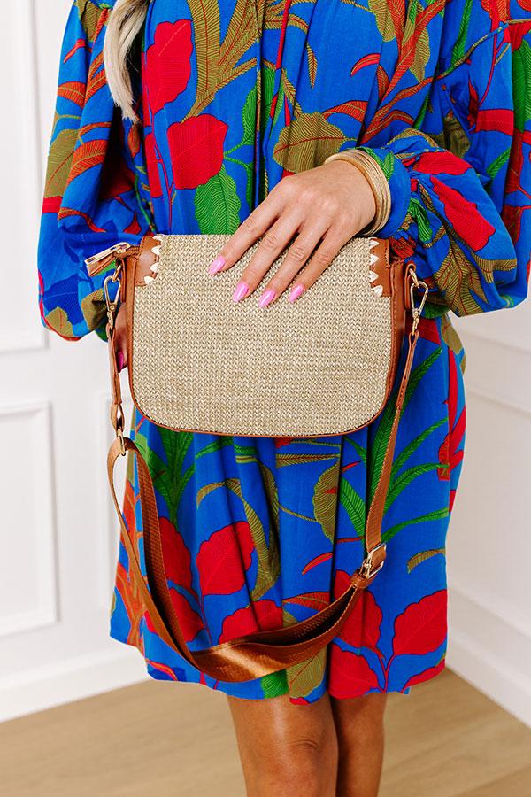 Vacay Ready Woven Crossbody in Maple Product Image