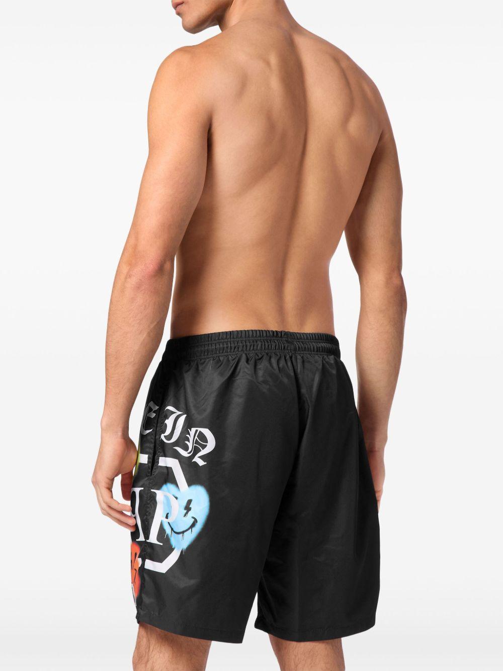 logo-print swim shorts Product Image