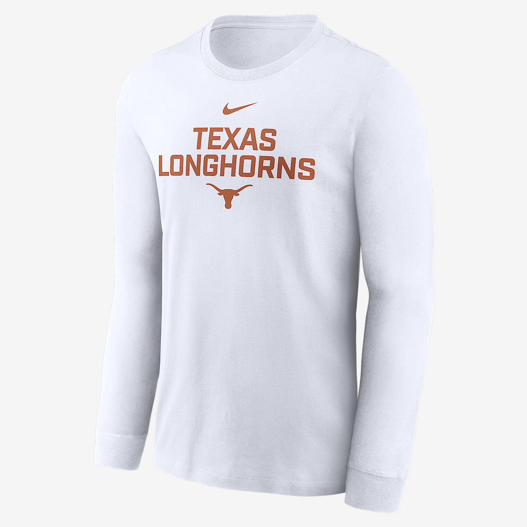 Texas Sideline Nike Men's Dri-FIT College Long-Sleeve T-Shirt Product Image