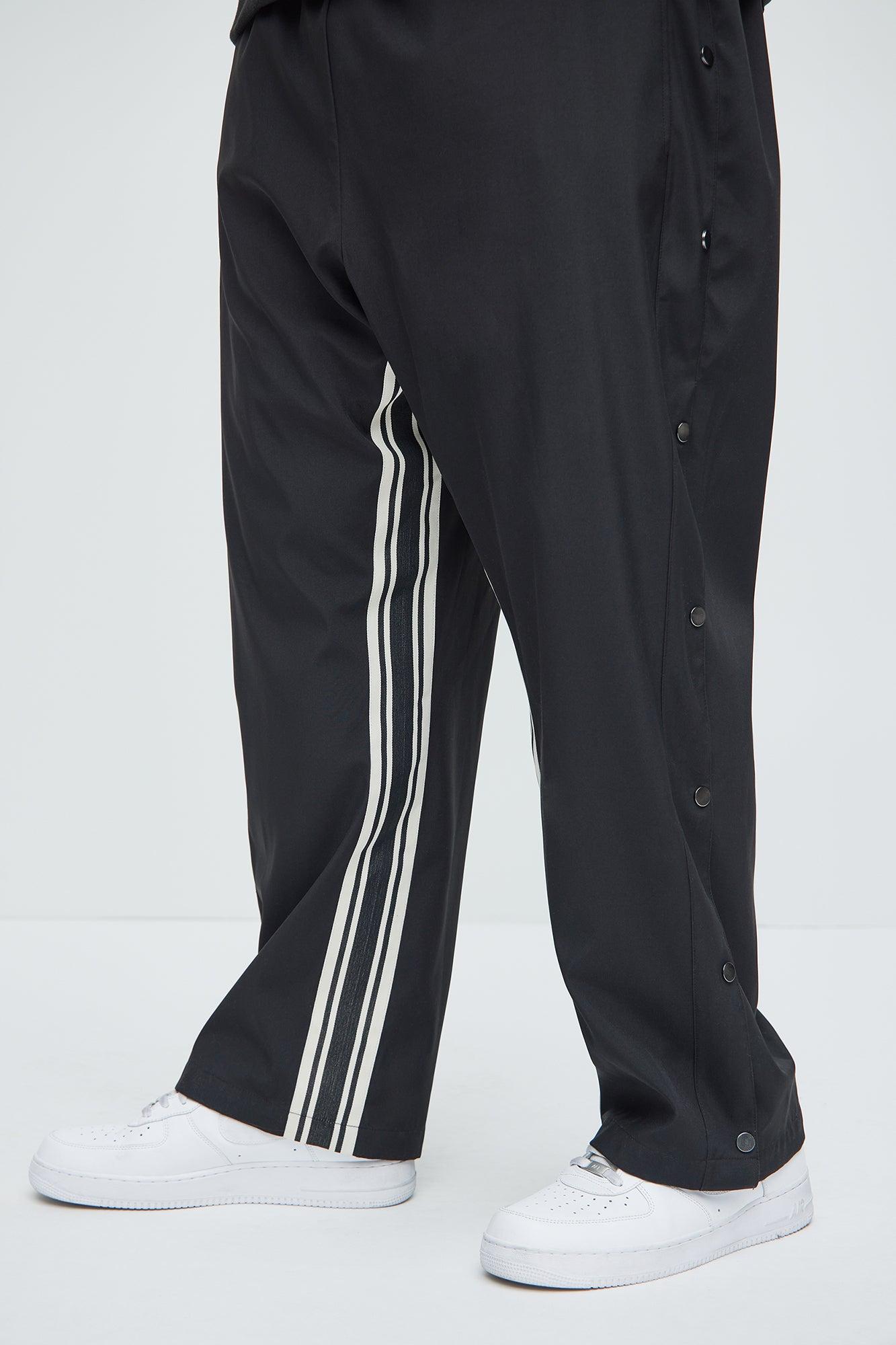 Standout Striped Track Pants - Black Product Image
