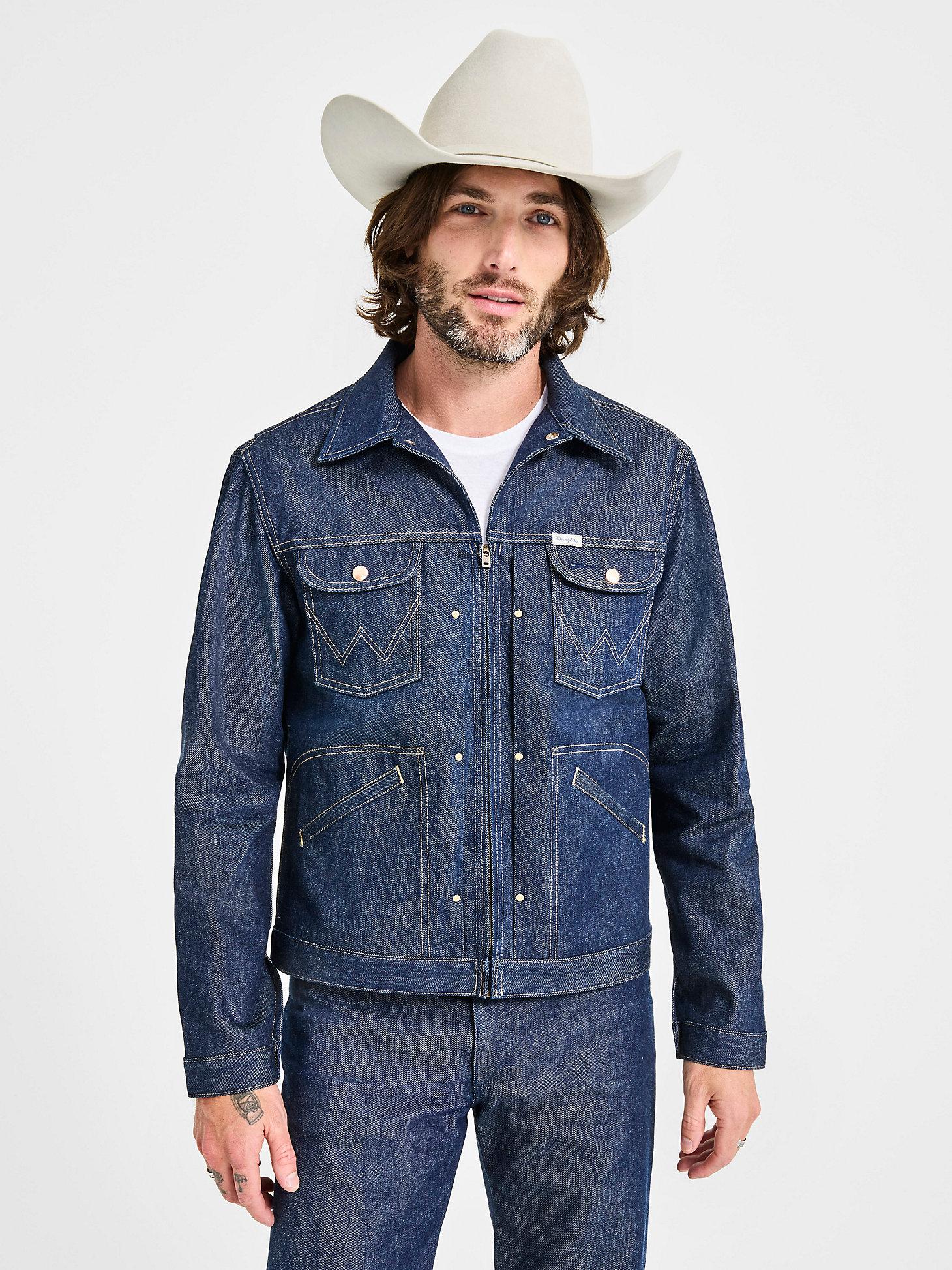Men's Cone Denim® White Oak Selvedge Jacket | Men's JACKETS & OUTERWEAR | Wrangler® Product Image