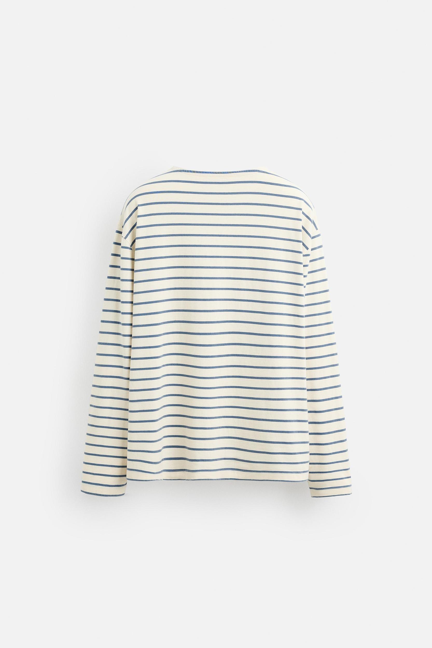 STRIPED JACQUARD T-SHIRT Product Image