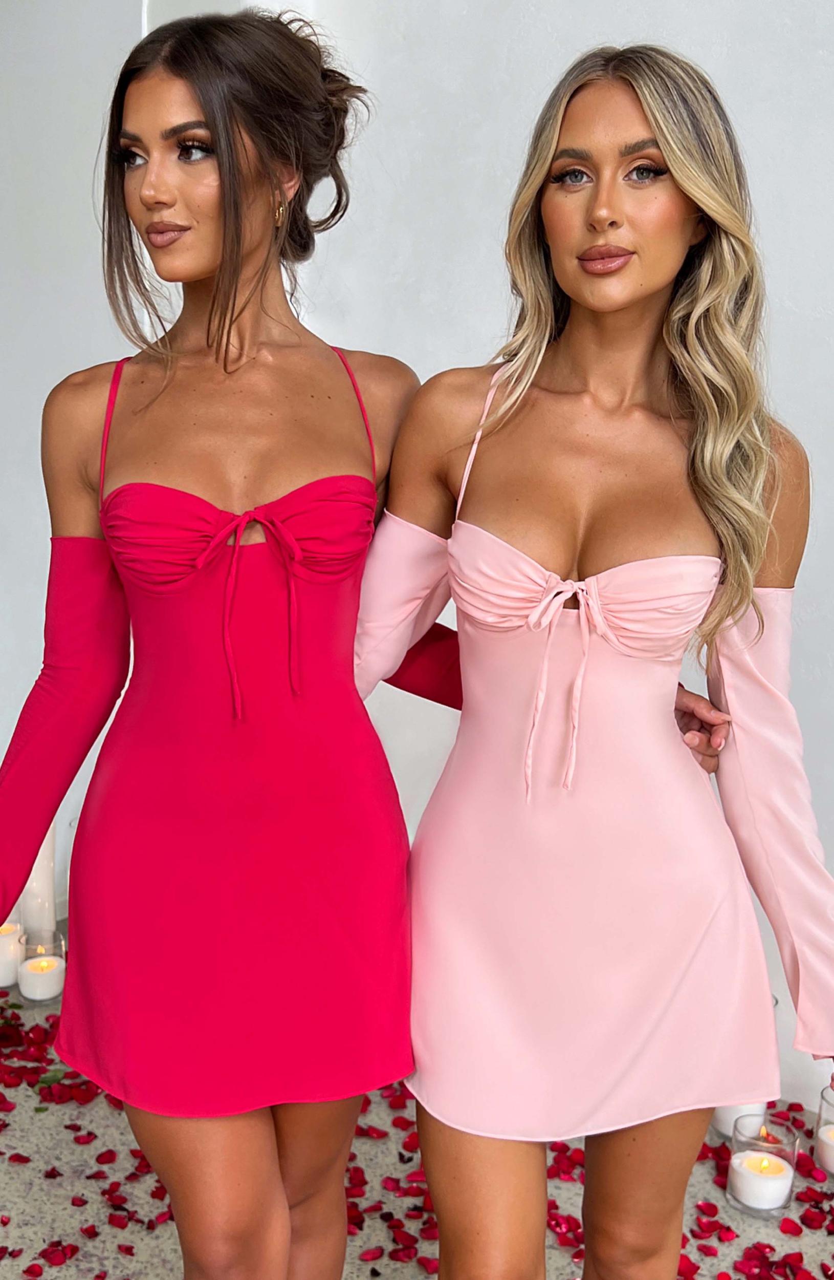 Fiona Mini Dress - Pink Product Image