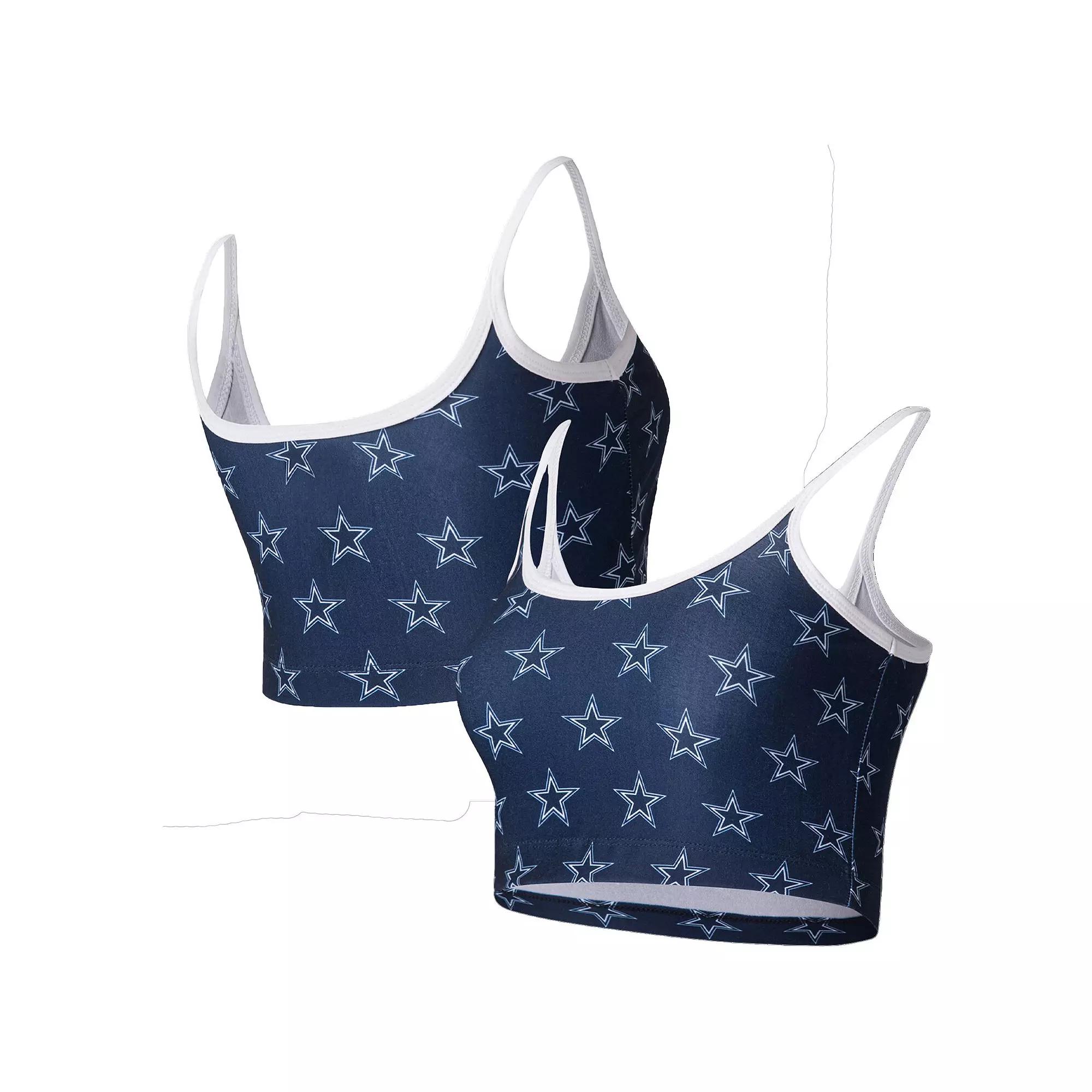 Women's Concepts Sport Navy Dallas Cowboys Gauge Lounge Bralette, Size: XL, Blue Product Image