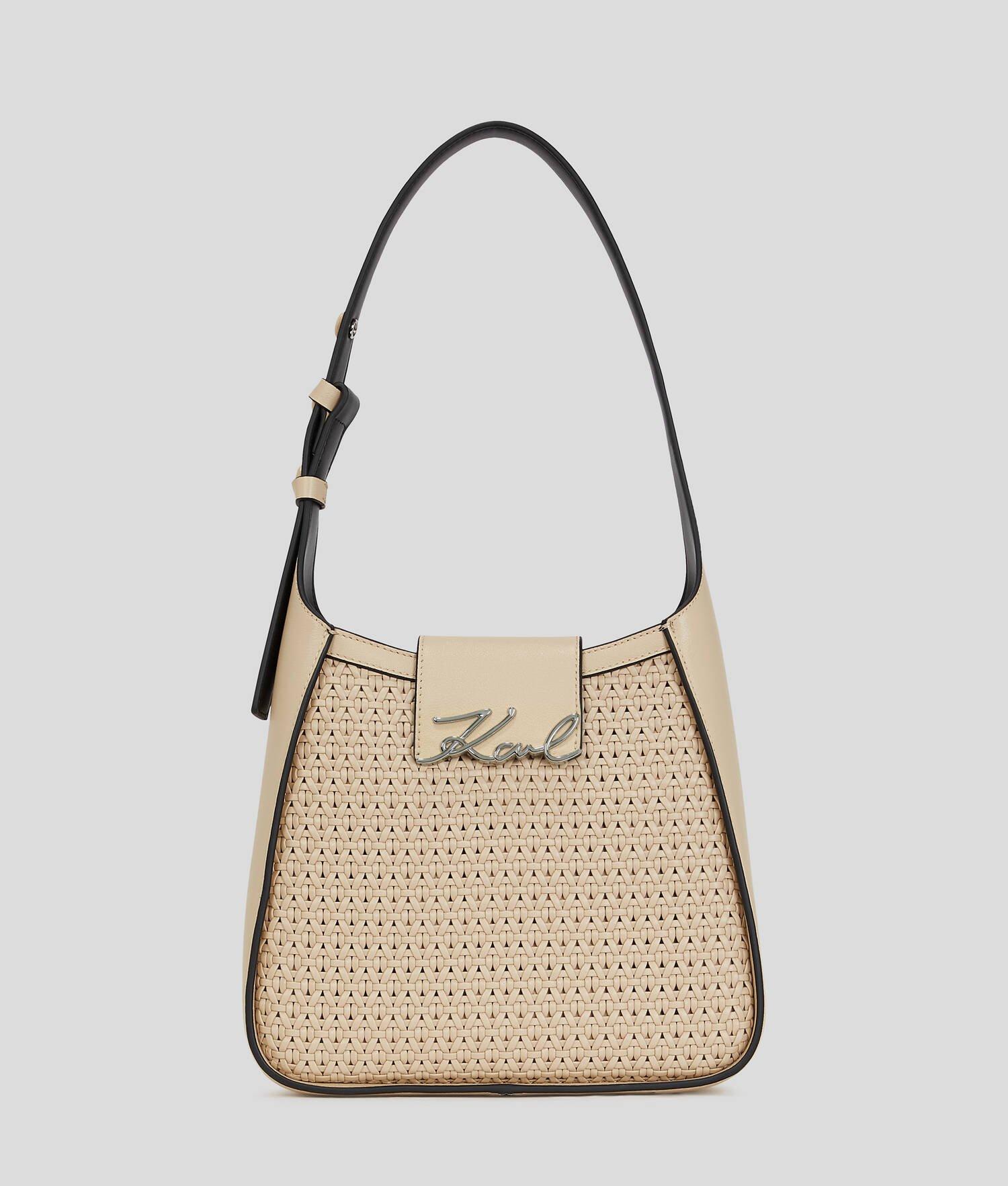 K/SIGNATURE WOVEN HOBO BAG Product Image