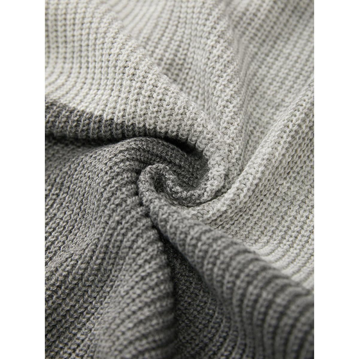 Plus Size Colorblock Fringe Trim Batwing Sleeve Split Side Cardigan Multicolor Women Casual Loose Short sleeve Dailywear Cardigans BloomChic 14-16/1X Product Image