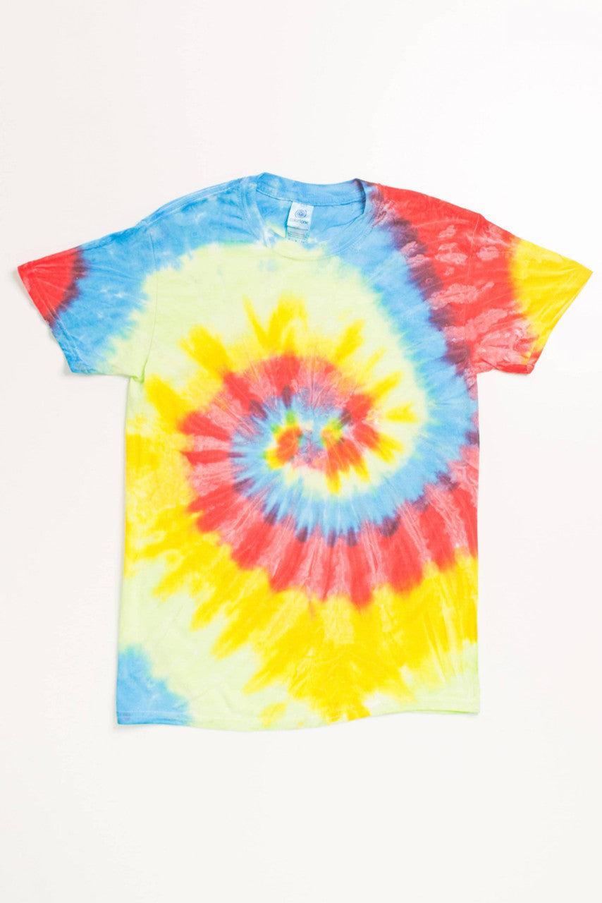 Neon Spring Swirl Tie Dye Shirt Product Image