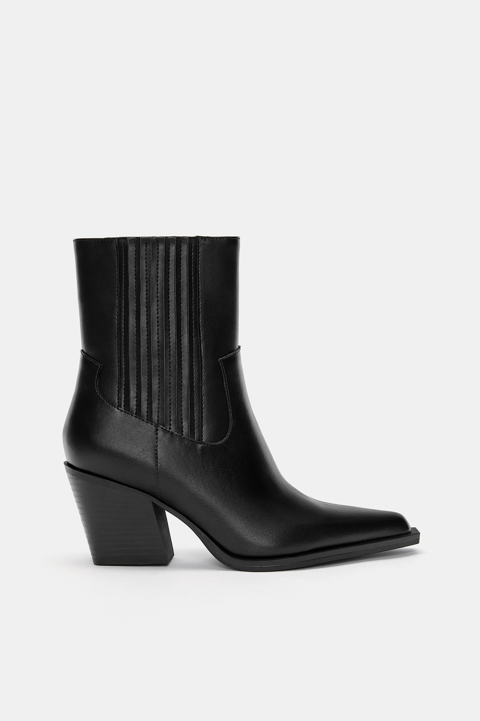 Heeled cowboy ankle boots Product Image