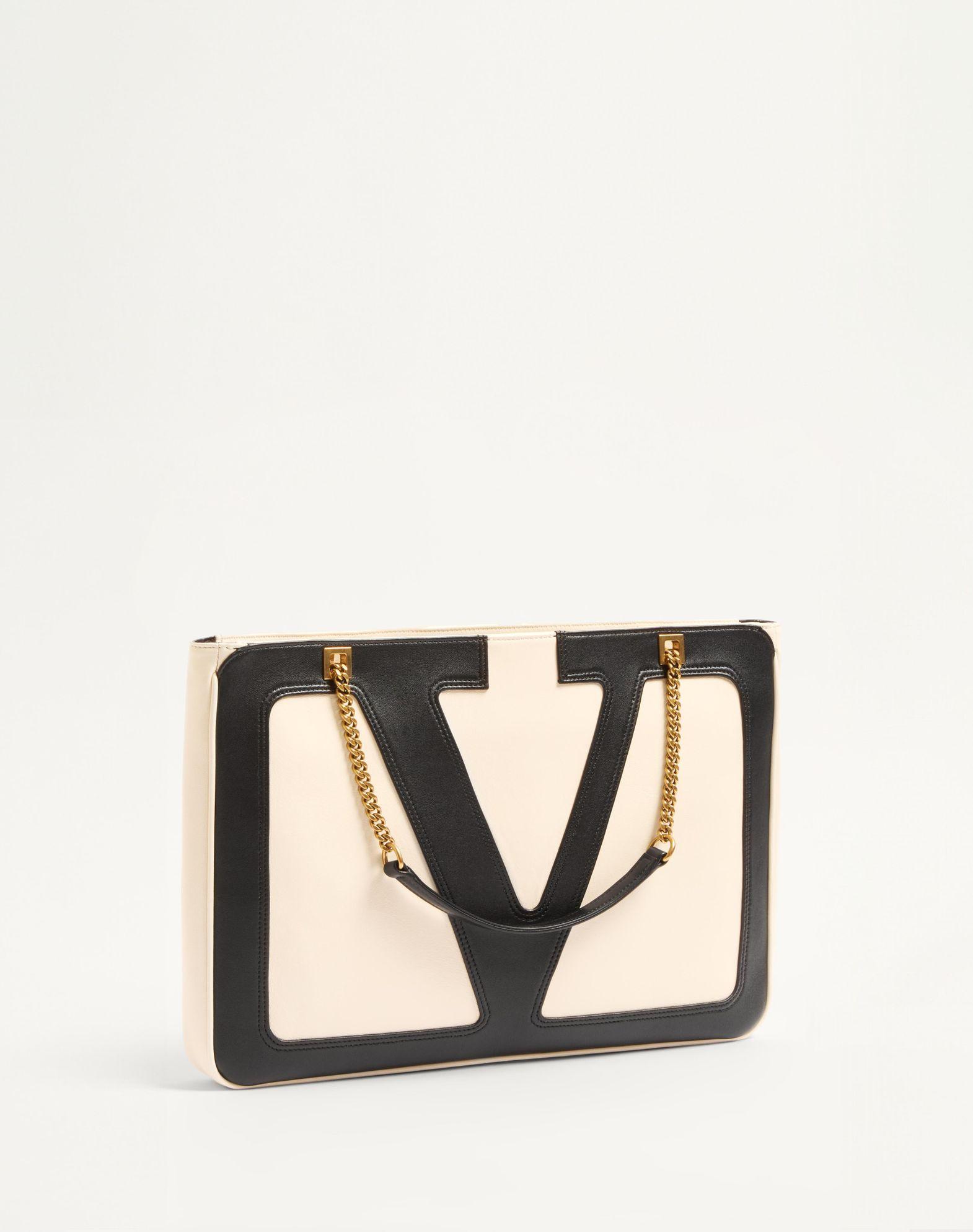 Valentino Garavani Viva Superstar Medium Nappa Leather Shopping Bag Product Image