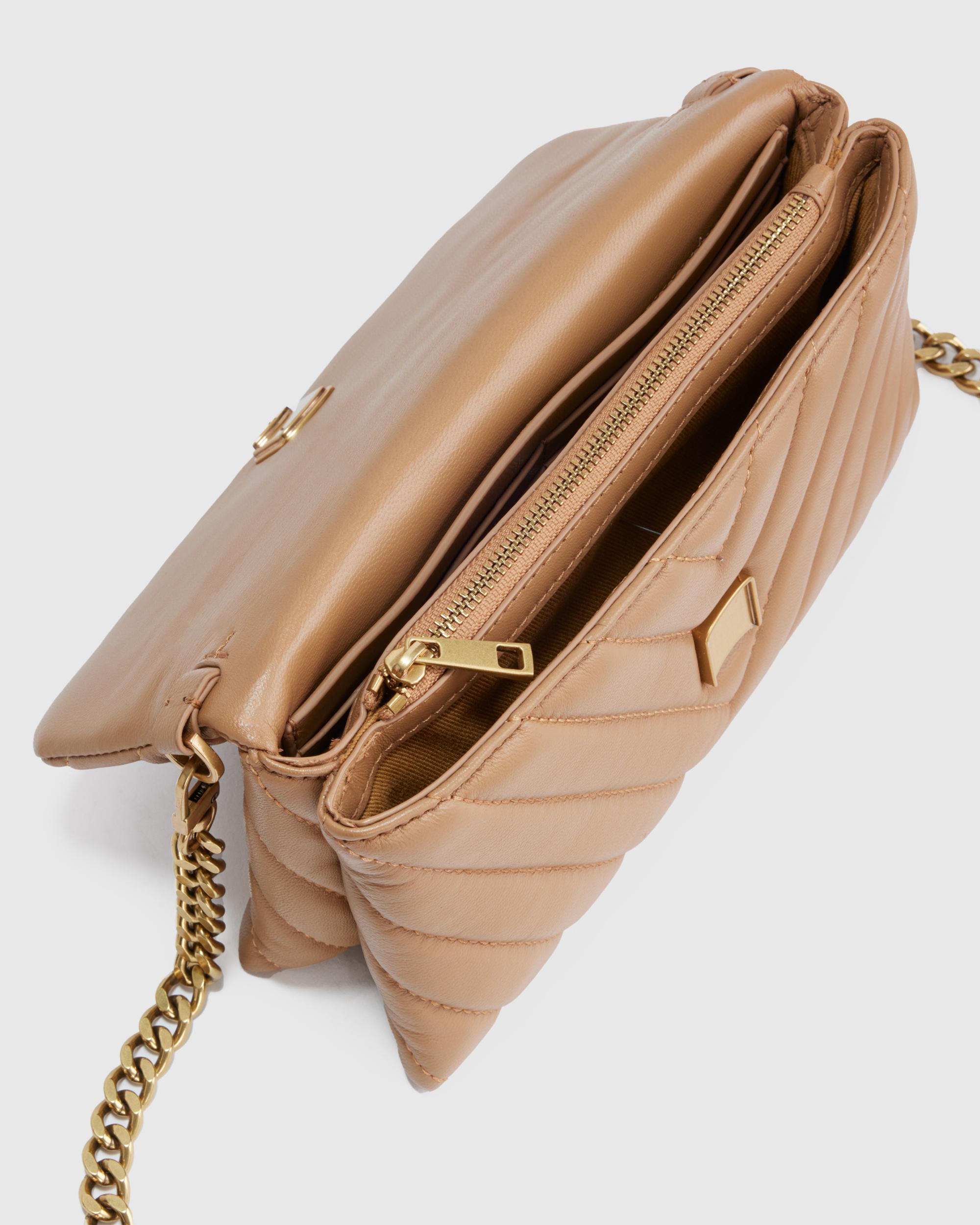 Quince | Women's Italian Leather Quilted Wallet Crossbody Product Image