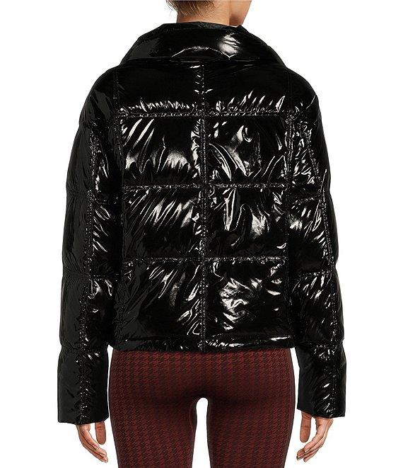 Antonio Melani Stand Collar Front Zip Ski Puffer Jacket Product Image