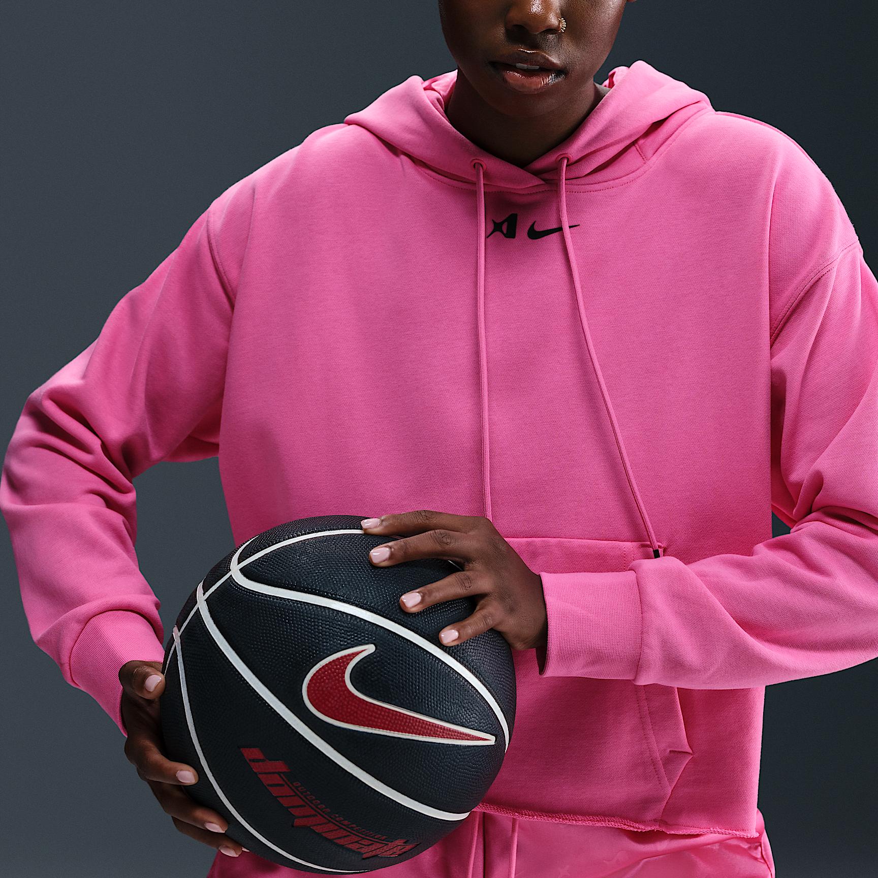 Nike Women's A'ja Wilson Oversized Cropped Basketball Hoodie Product Image
