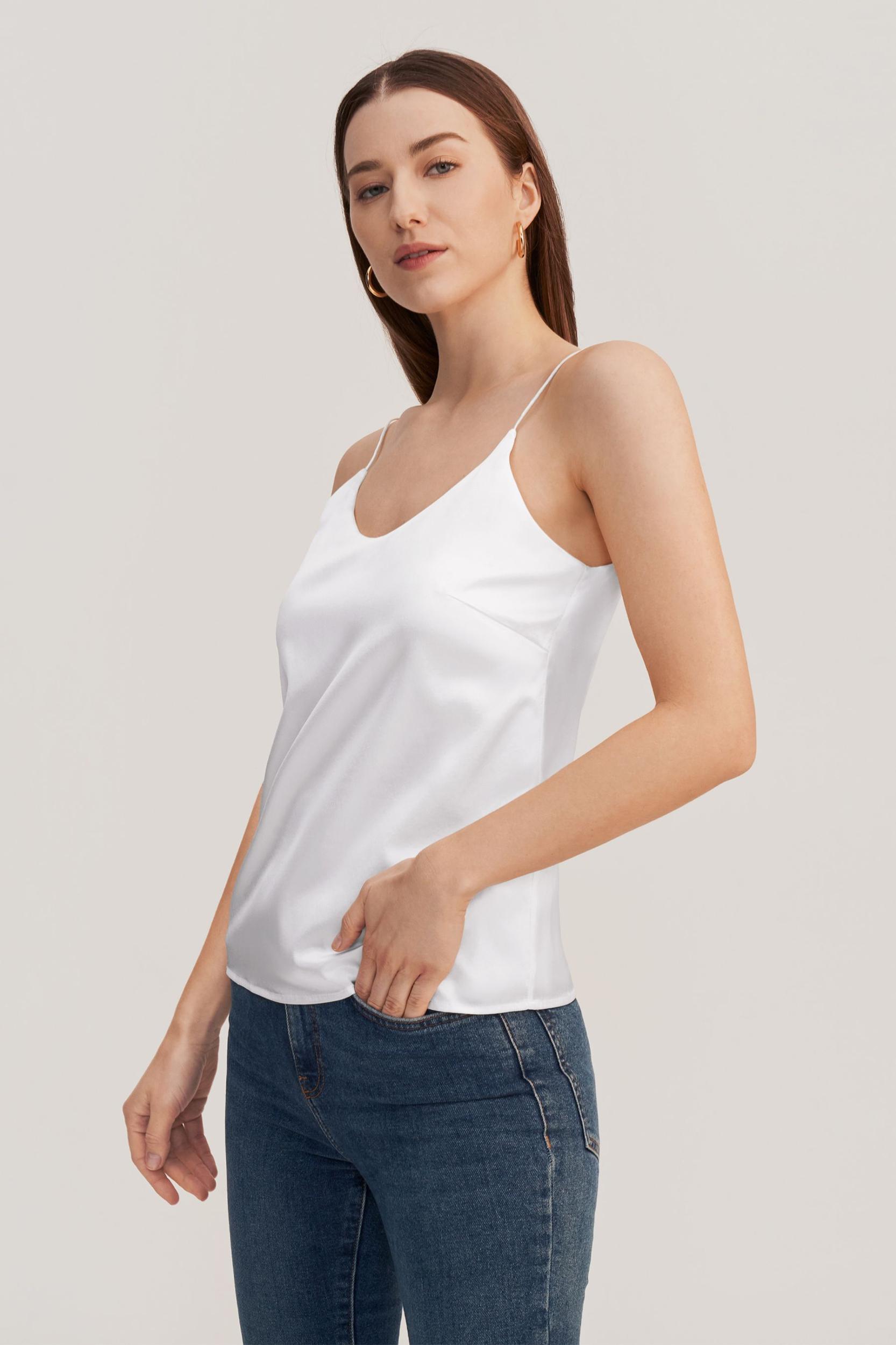 Built-in Bra Comfy Silk Camisole Product Image