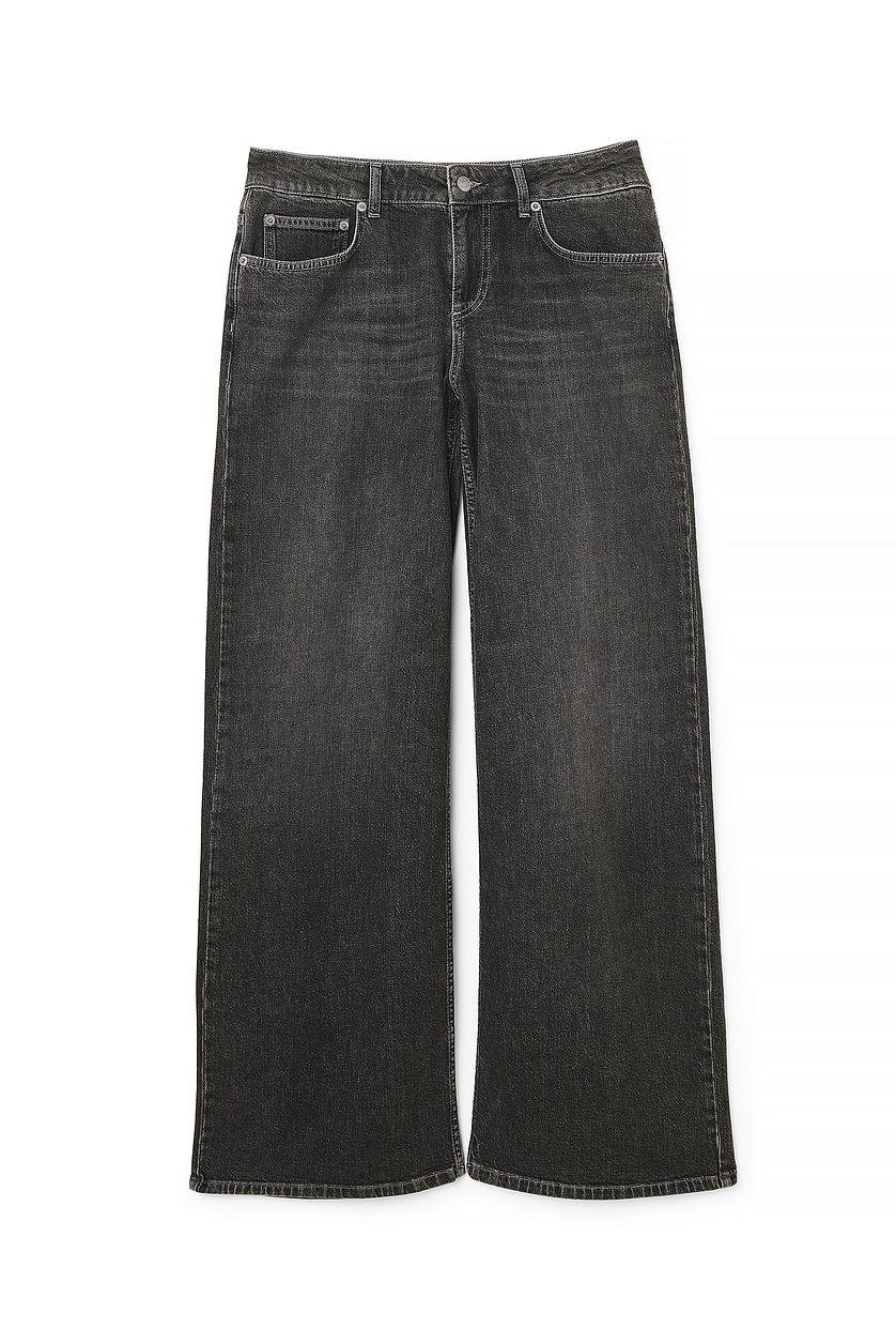 Low Waist Wide Leg Denim Product Image