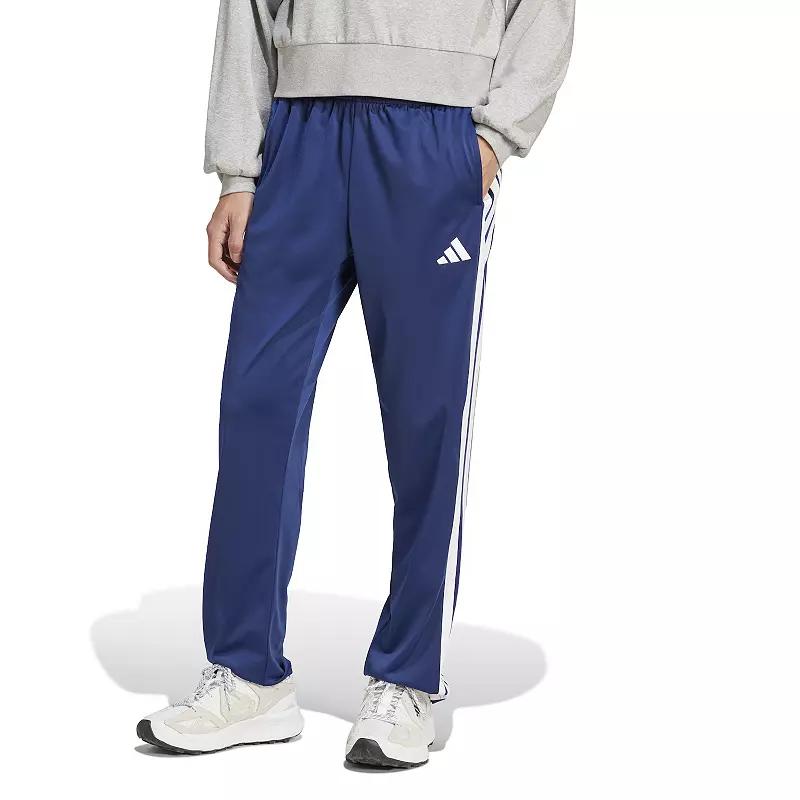 Big & Tall adidas 3-Stripes Tricot Open Hem Track Pants, Men's,  Product Image
