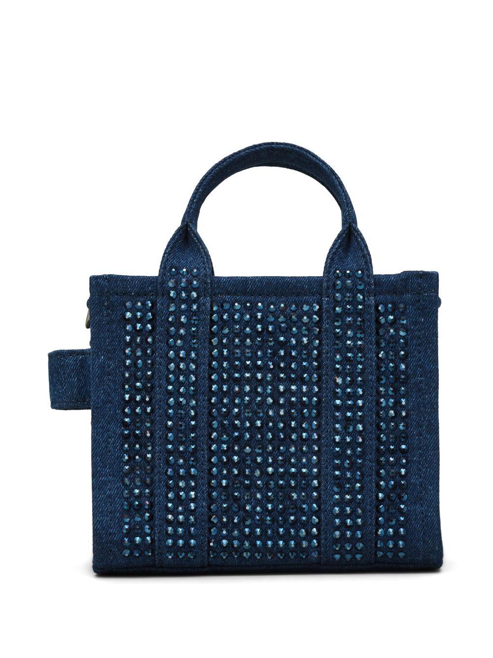 The Crossbody Crystal Denim Tote bag Product Image