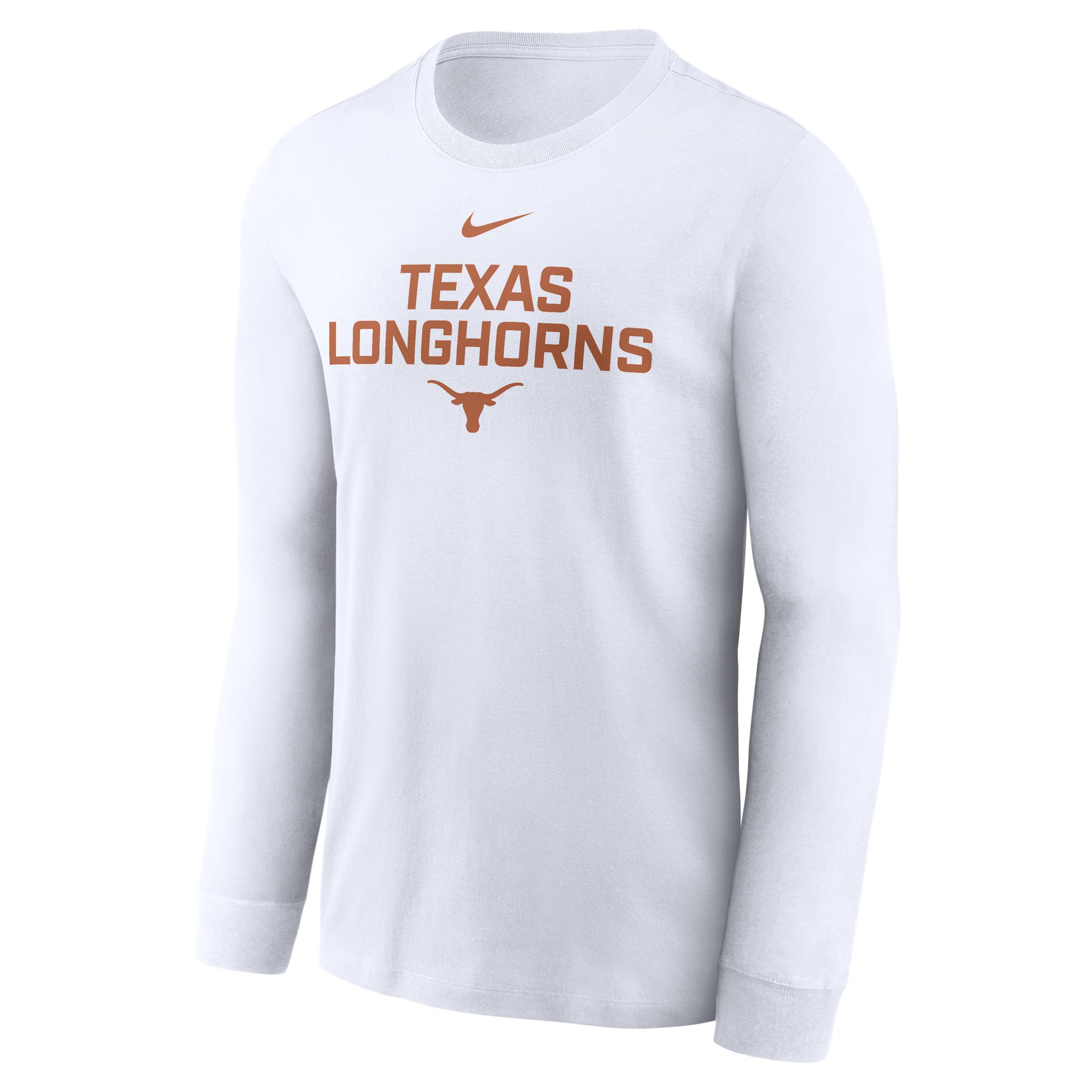 Texas Sideline Nike Men's Dri-FIT College Long-Sleeve T-Shirt Product Image